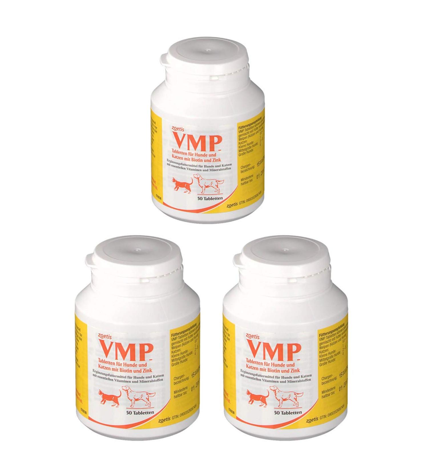 Vmp 3 Tablets For Dogs And Cats - 3 Boxes Of 50 Tablets