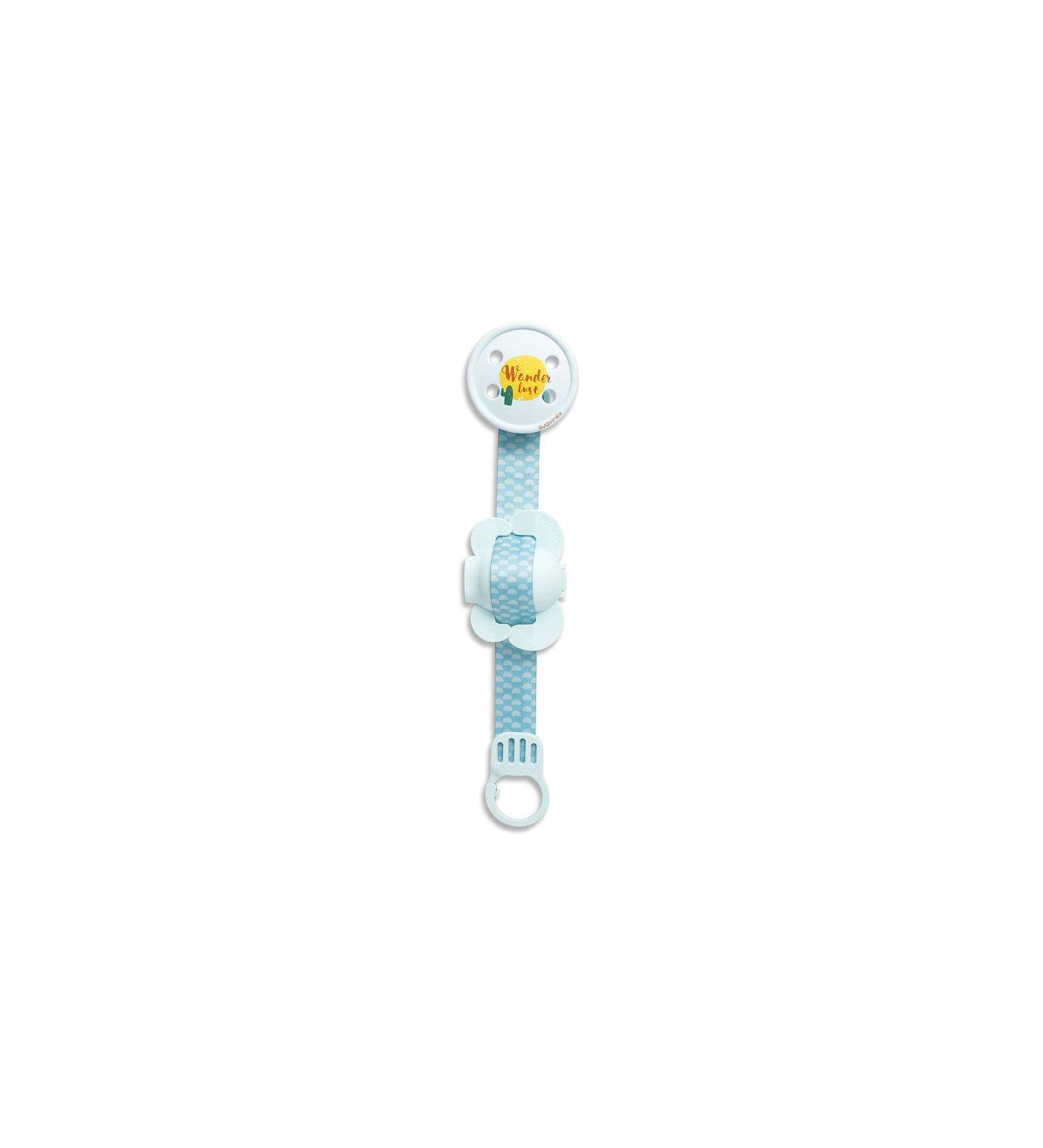 Suavinex 306226 Clip with cover for canopy light blue