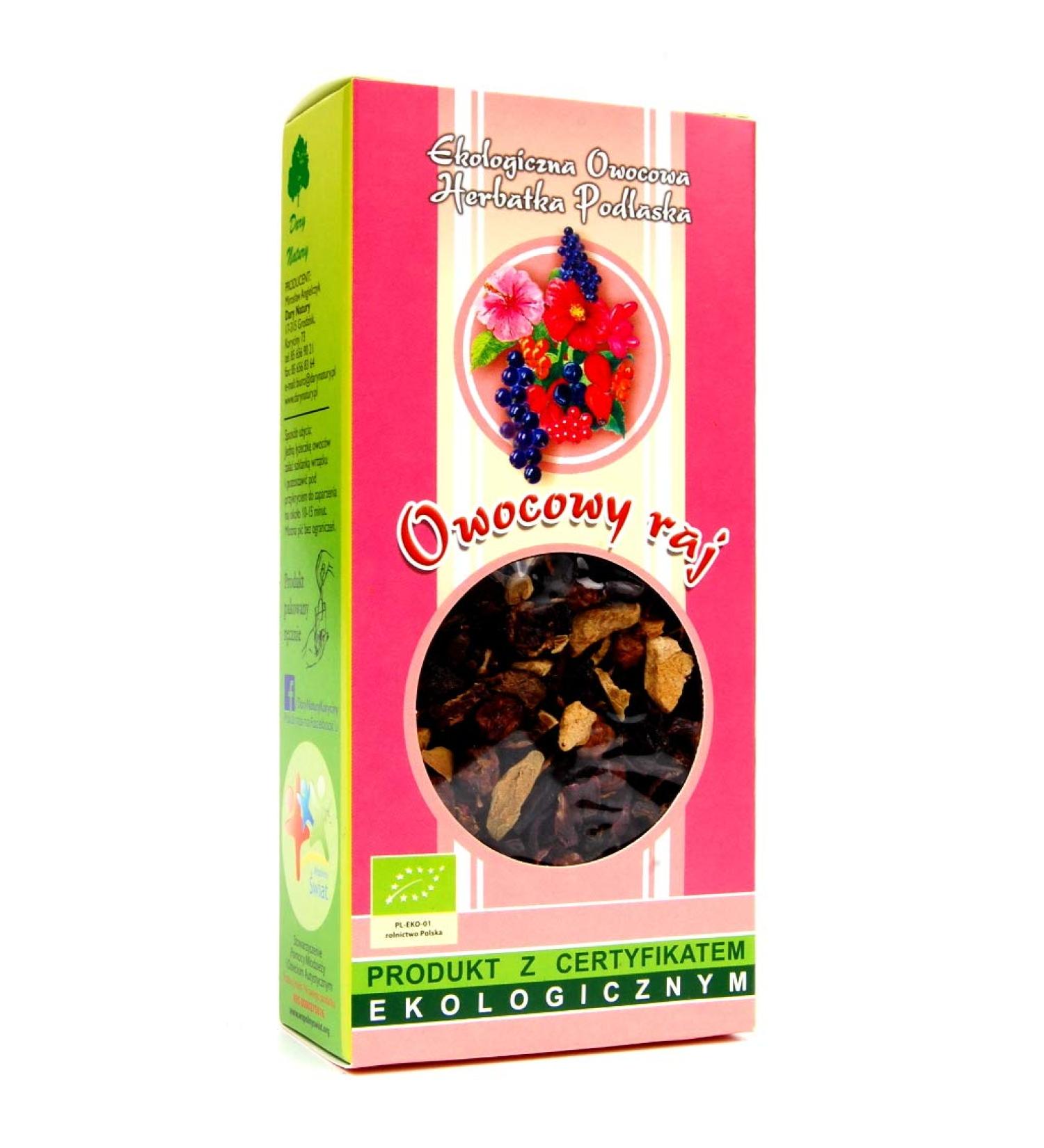 Organic paradise fruit tea 100 g DARY NATURY