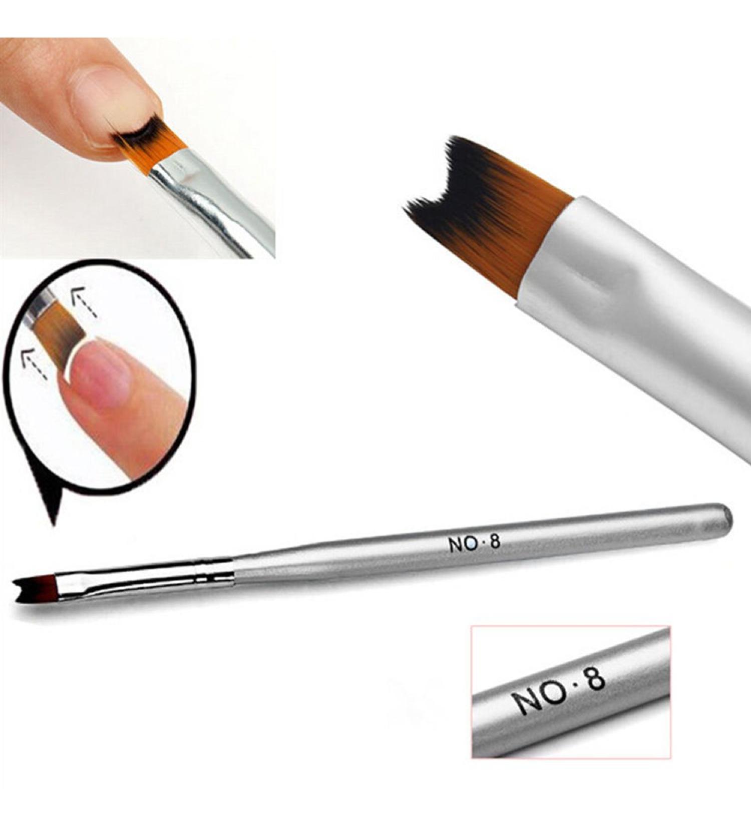 Sanwood Manicure Brush for Acrylic UV & Gel Polish - Perfect for White Nail Tips | International Shipping Available - Buy Online on GoSupps.com