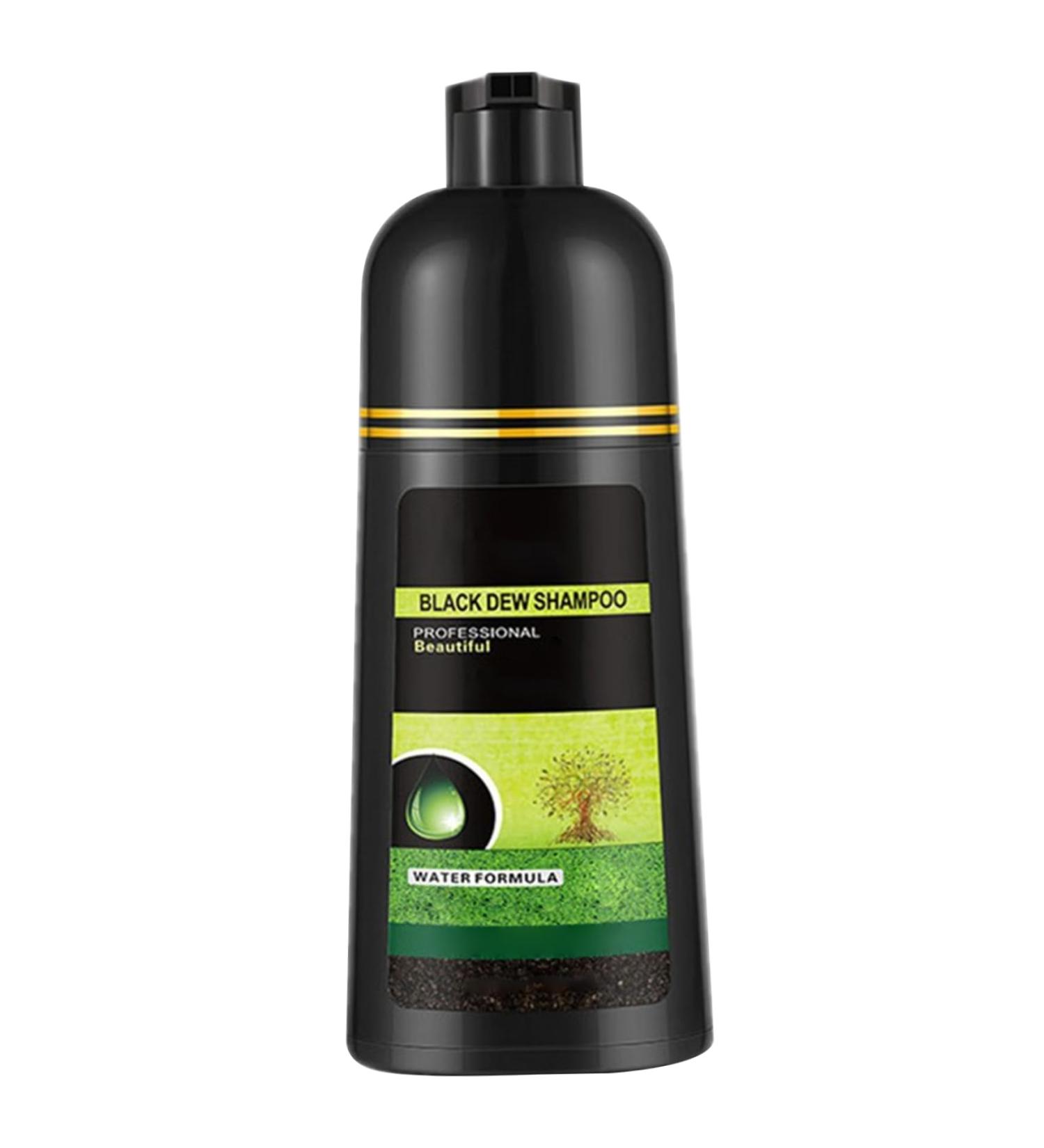 Black Hair Dye Plant Natural 500ml Hair Dye Shampoo White Foam Non-Irritating Hair Care Black Hair Shampoo for Women - Buy Online on GoSupps.com