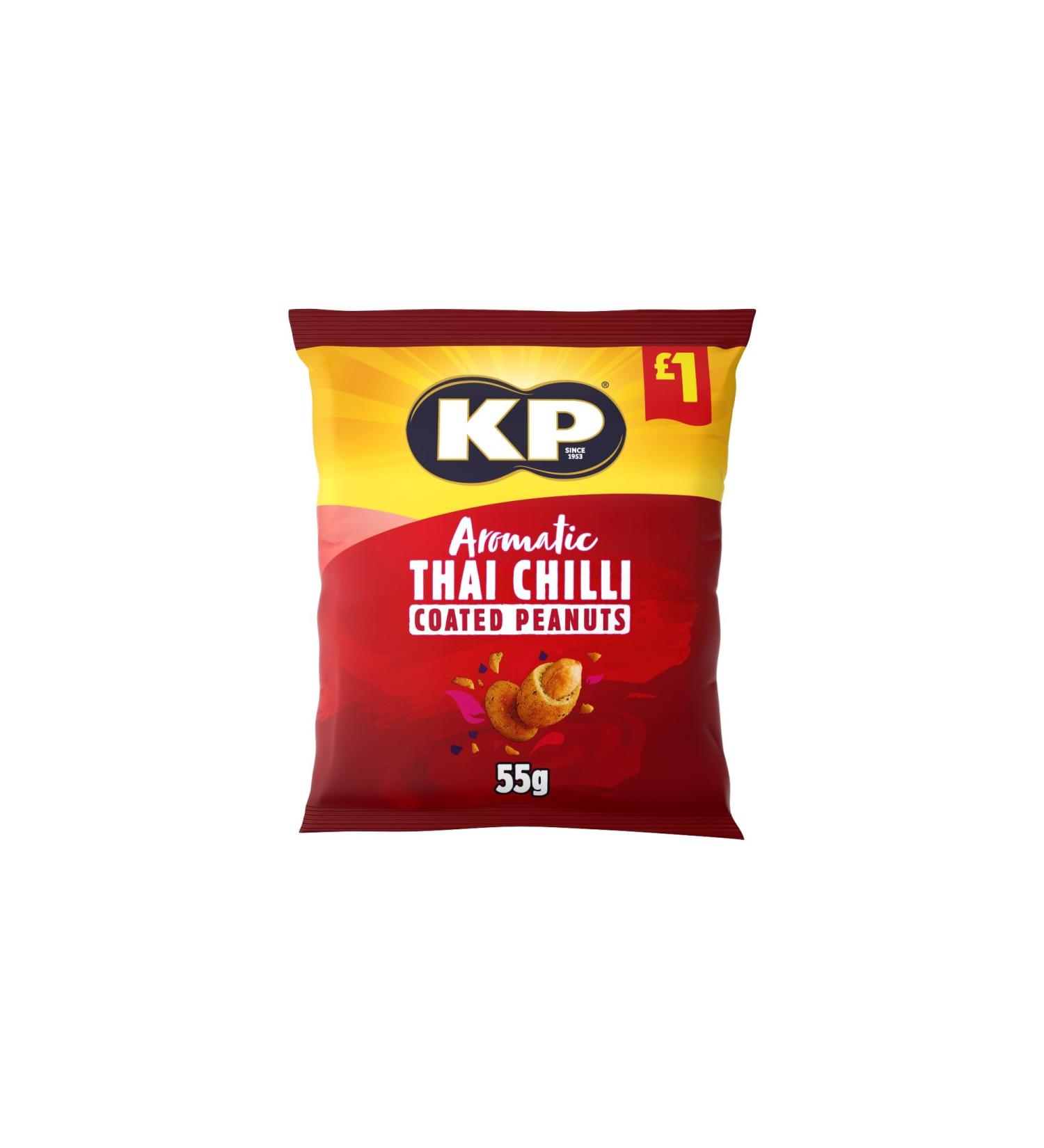 KP Peanuts (16x65g Thai Sweet Chilli Peanuts)