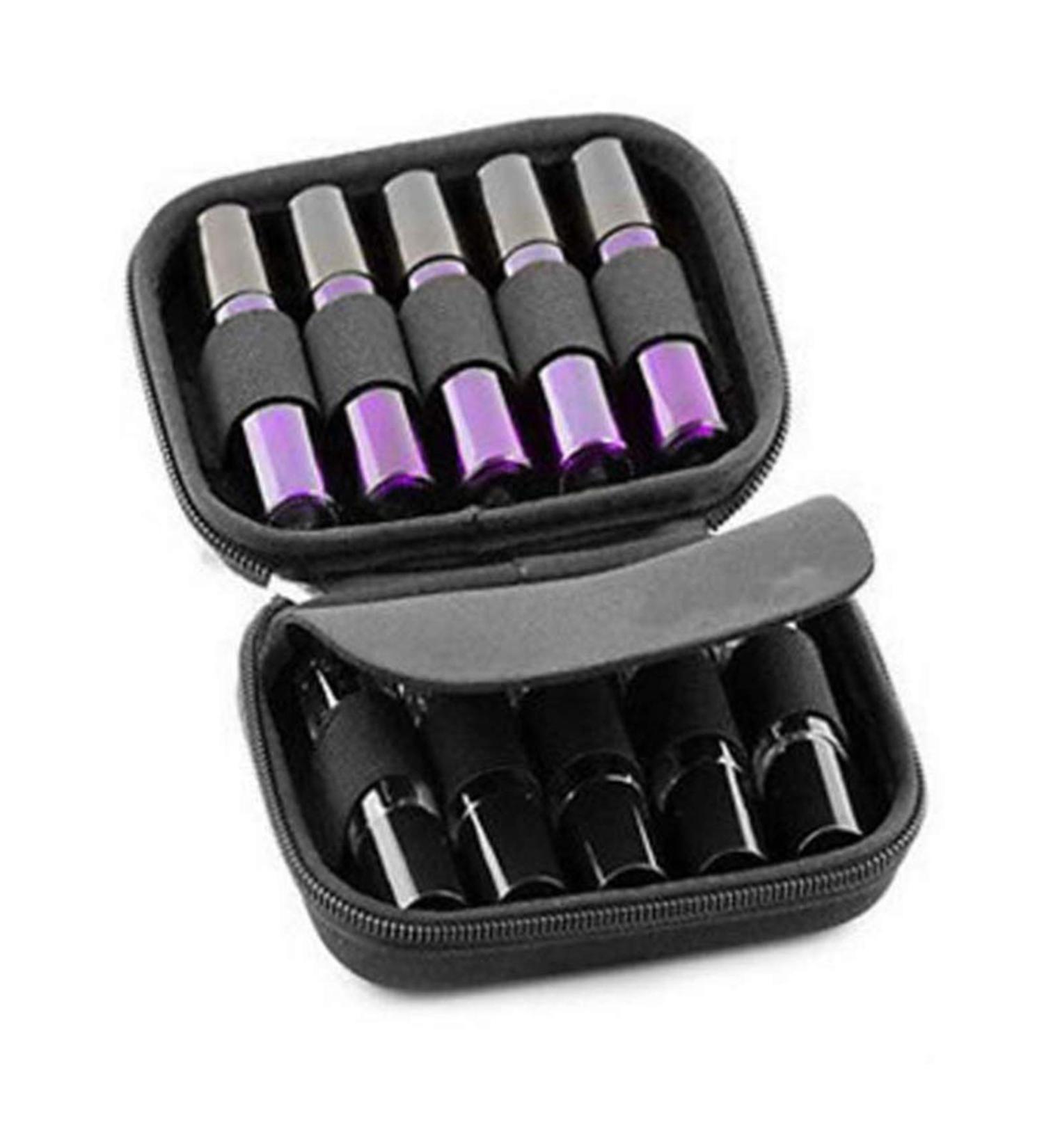 10 Cas De Bouteille D'emplacement Protect Pour Les Rouleaux 10ml Huiles Essentielles Bouteille Sac De Rangement De La Bouteille De Voyage Transportant L'organisateur Titulaire Du Maquill(Color:noir) - Buy Online on GoSupps.com