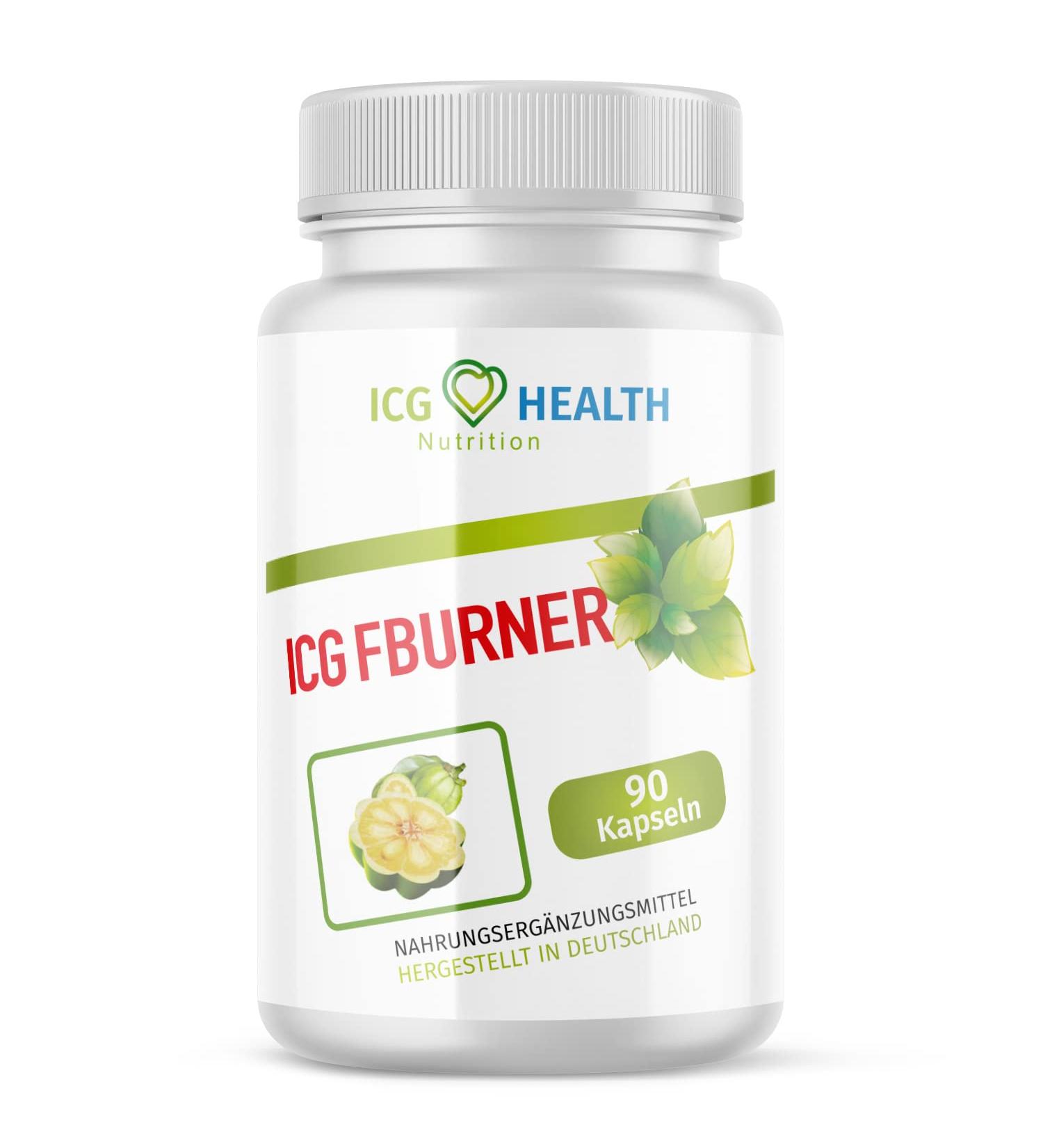 ICG Health Nutrition FBURNER | Garcinia Cambogia Extract | Weight Loss Supplement - 90 Capsules - Buy Online on GoSupps.com