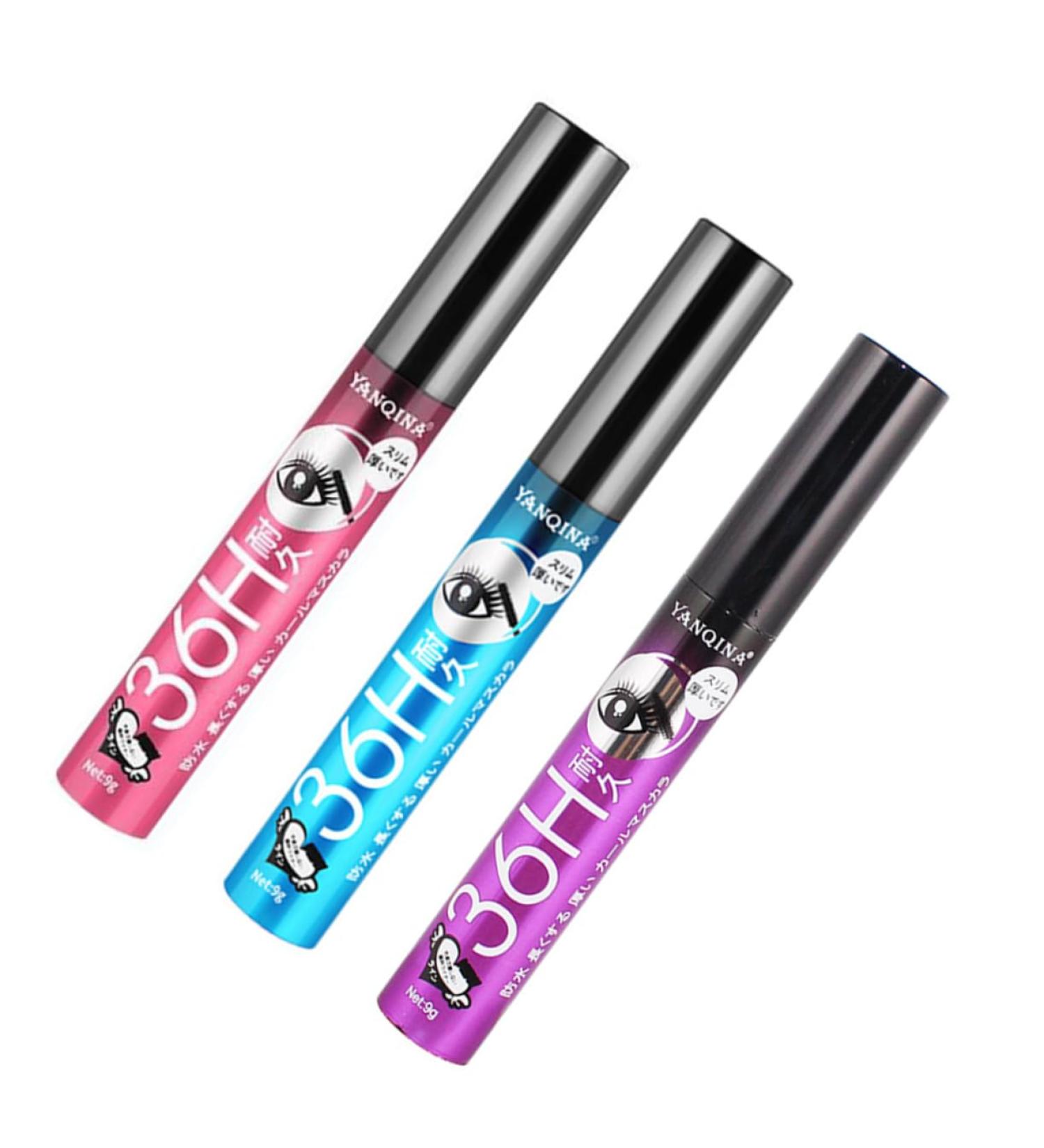 Didiseaon 3pcs Makeup Mascara Waterproof Mascara Eyelash Mascara Extension Mascara Cream Miss Brush Head Dense - Buy Online on GoSupps.com