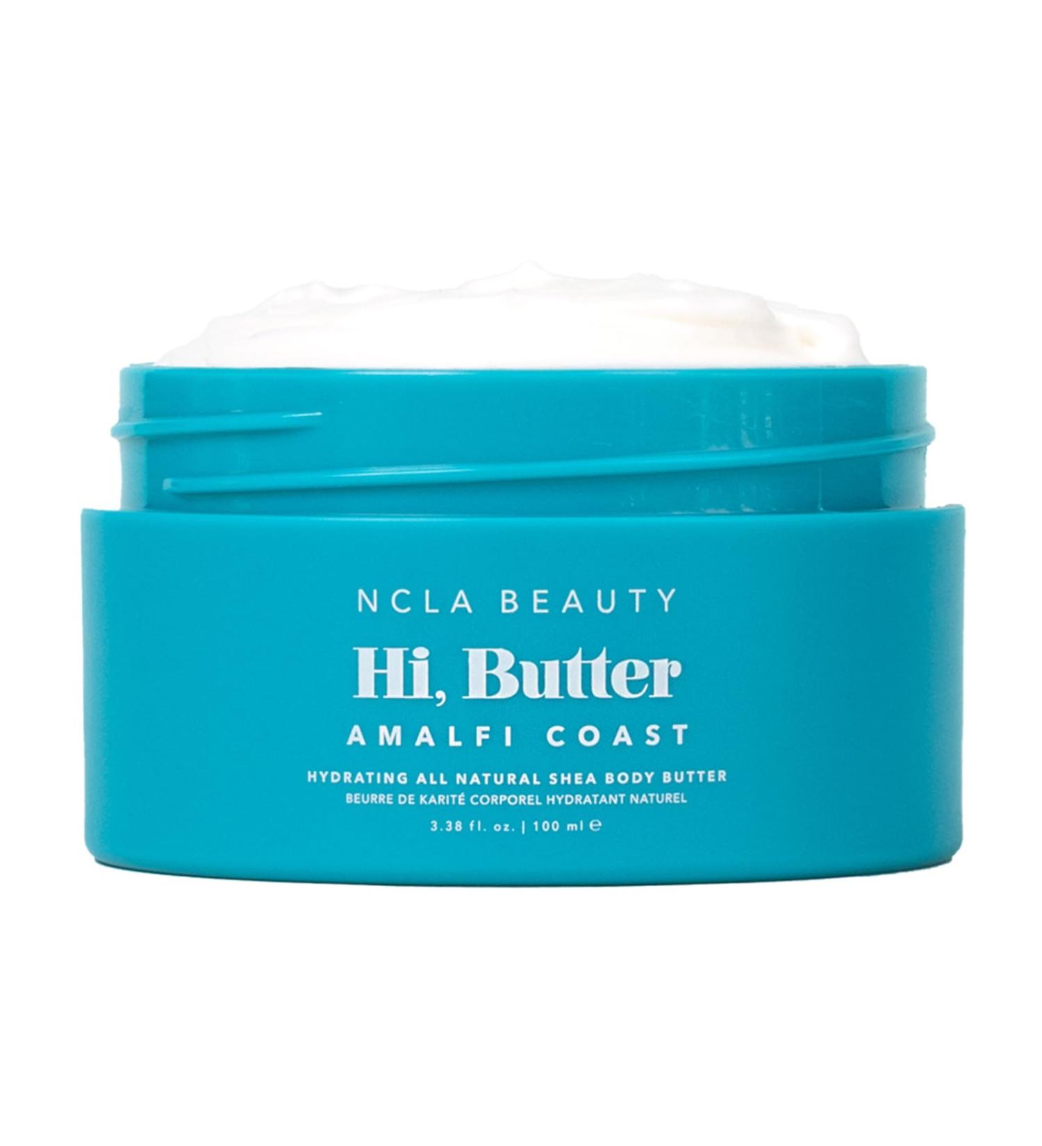 NCLA Beauty Hi Butter All Natural Body Butter - Body Moisturizer with Sunflower Oil and Shea Cocoa Mango Extracts - Amalfi Coast - 3.4 oz Amalfi Coast 3.34 Fl Oz (Pack of 1)