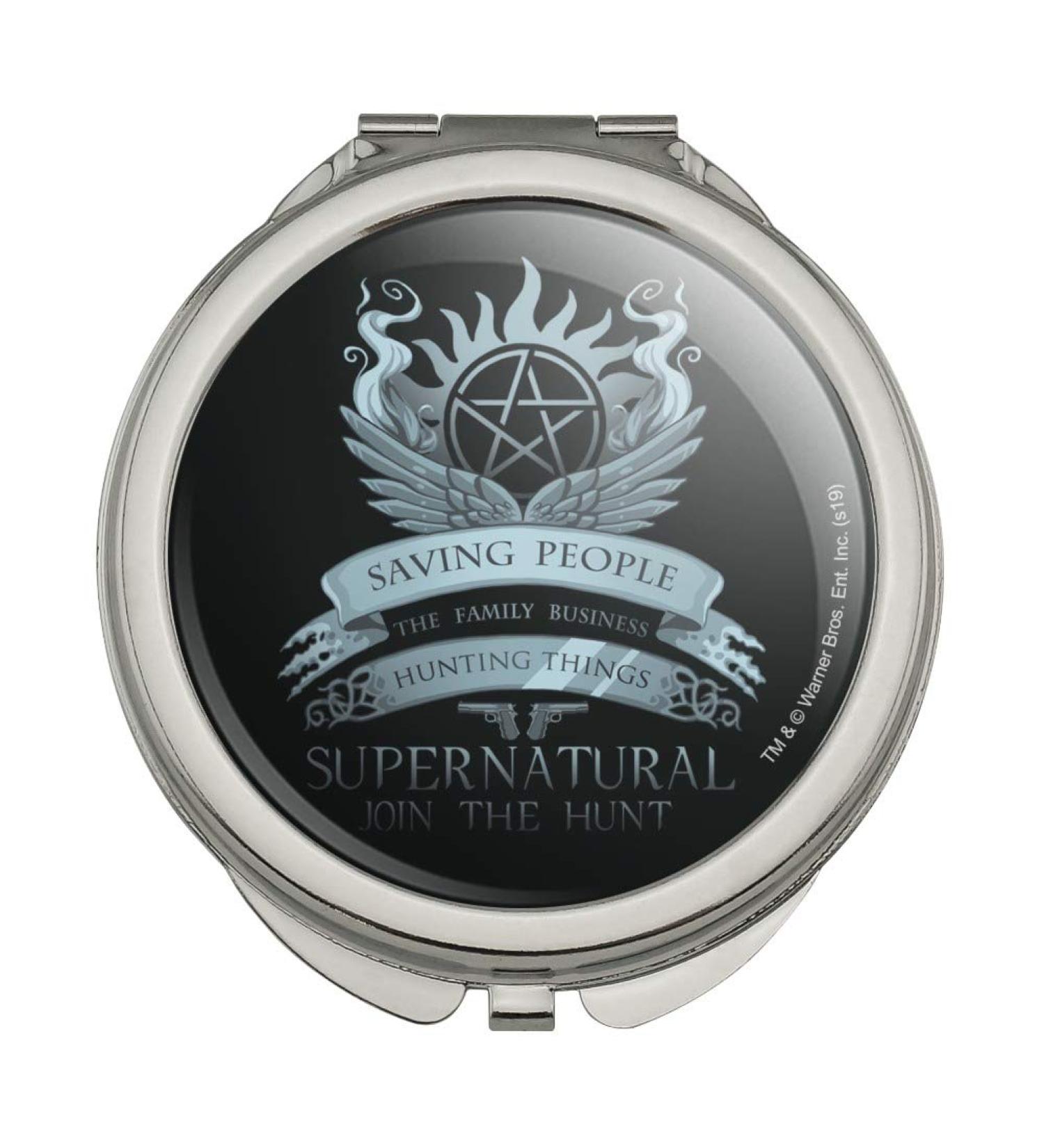 Supernatural Compact Travel Purse Handbag Makeup Mirror by GRAPHICS & MORE - Buy Online on GoSupps.com
