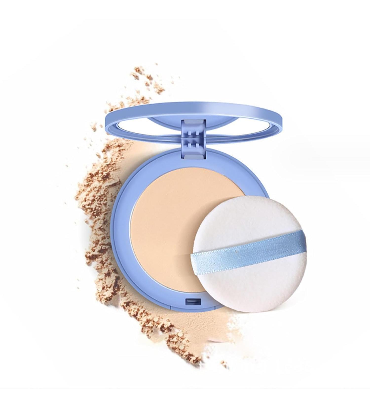 GAGK Matte Perfection Pressed Powder Oil Control Face Pressed Powder Waterproof Long Lasting Finishing Compact with Mirror and Puff Lightweight Face Cosmetics for Women (01 Classic Ivory) - Buy Online on GoSupps.com