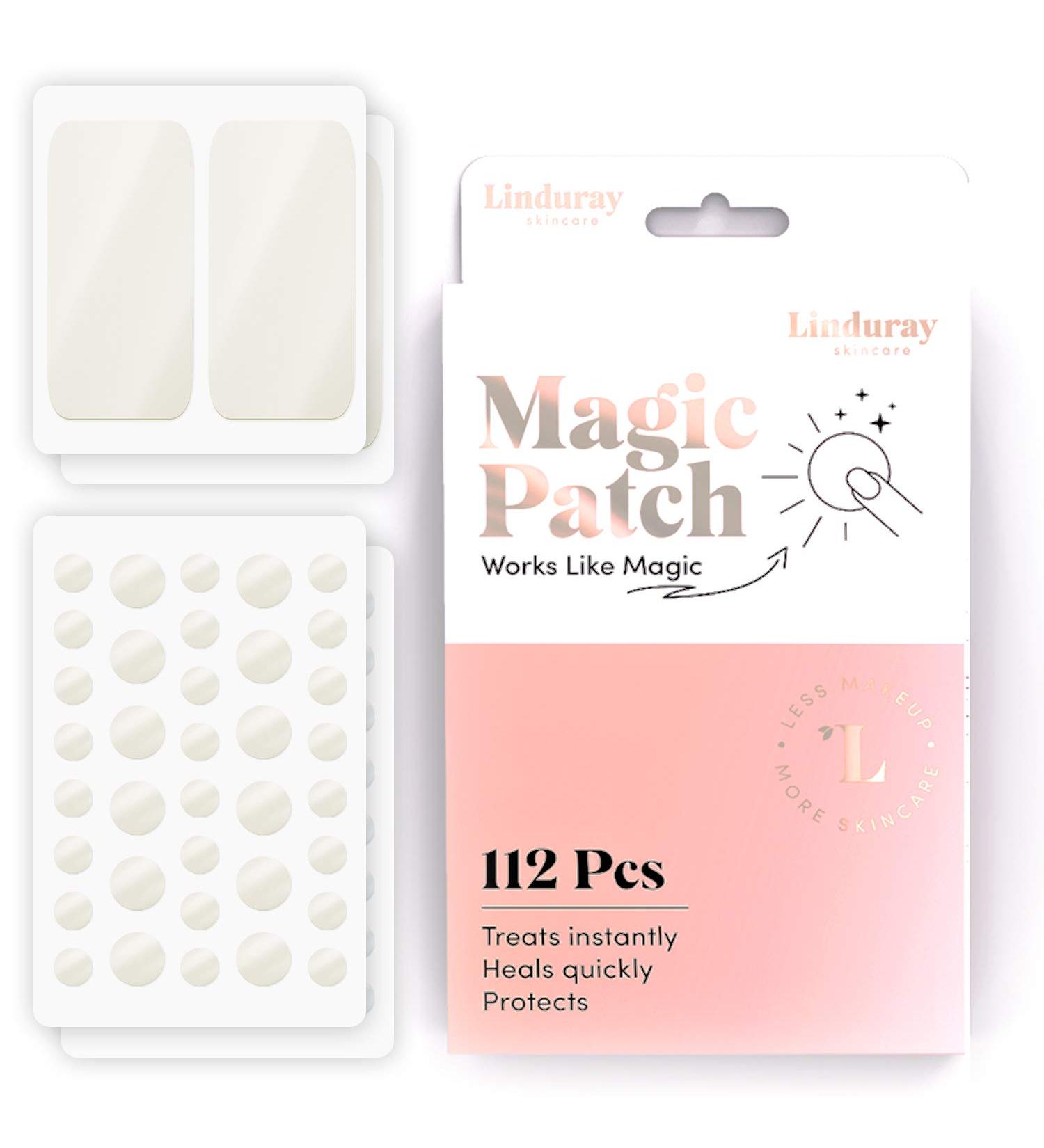 Magic Patch 112 Pack - Hydrocolloid Acne Pimple Spot Treatment Dots with Tea Tree & Calendula Oil - Buy Online on GoSupps.com