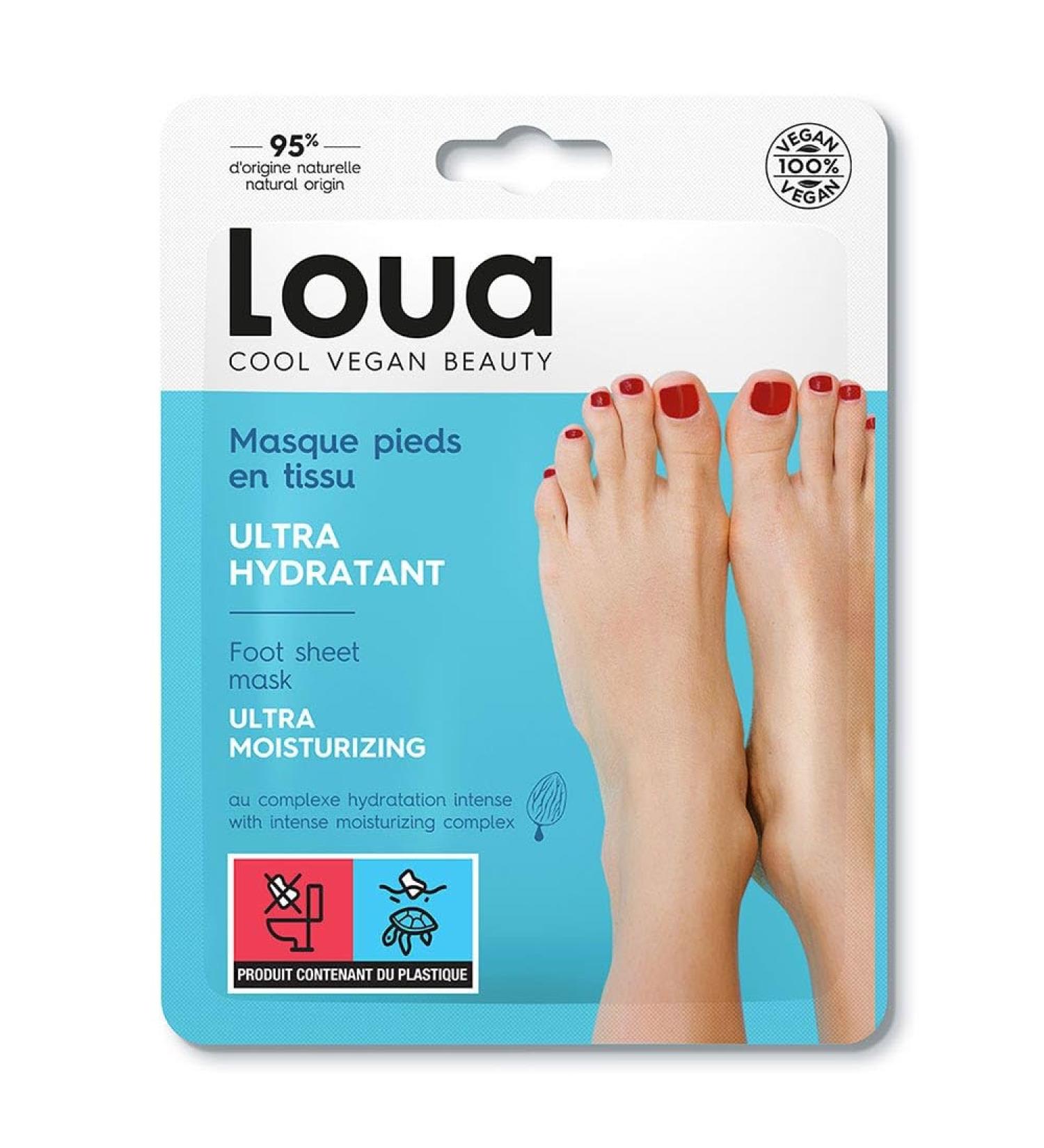 Loua Ultra-Moisturizing Fabric Foot Mask 1 ml