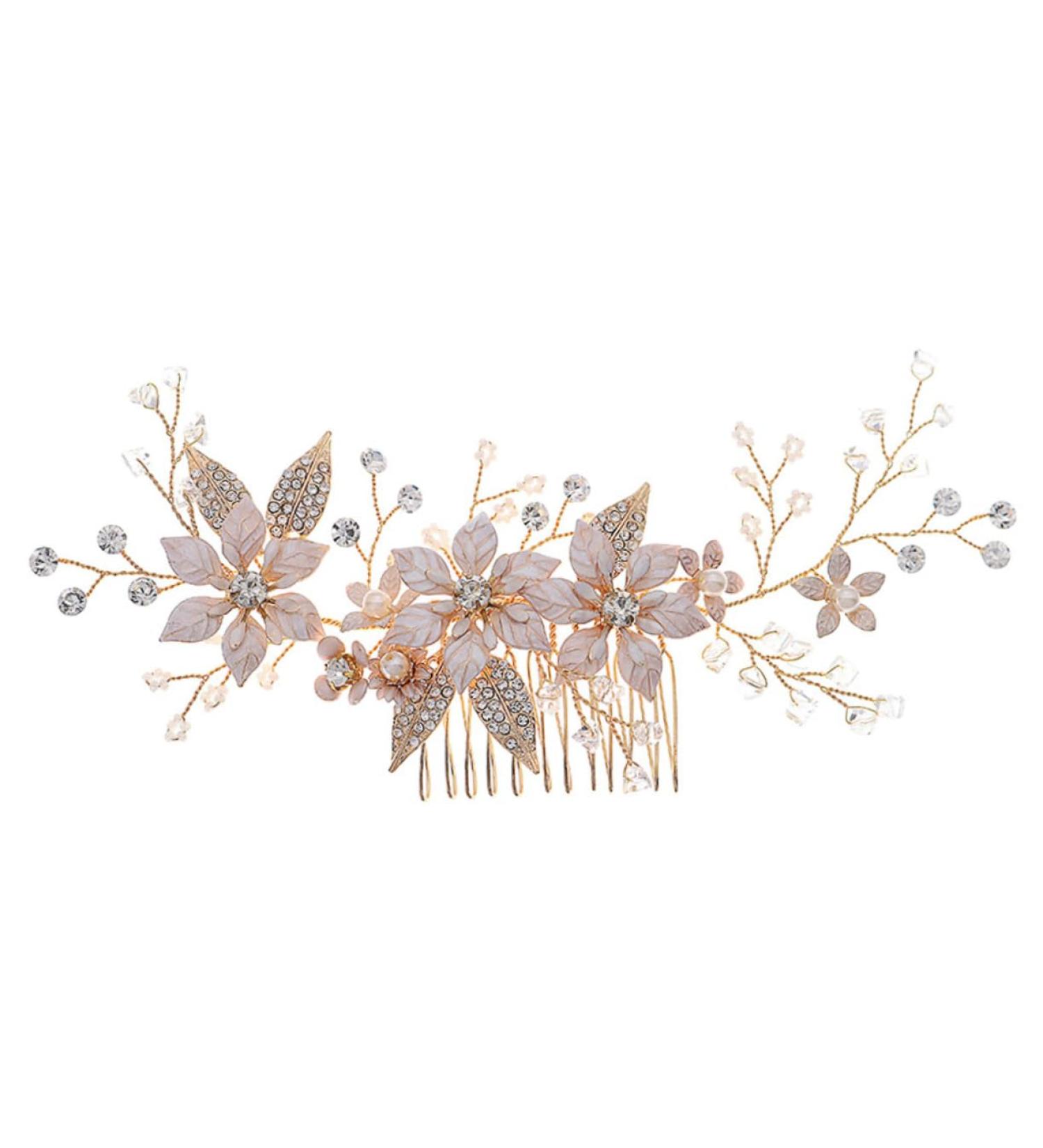 Ipetboom Hair Accessory 1 Pc Hair Comb Bride Manual Alloy Hair up Hair Accessories - Buy Online on GoSupps.com