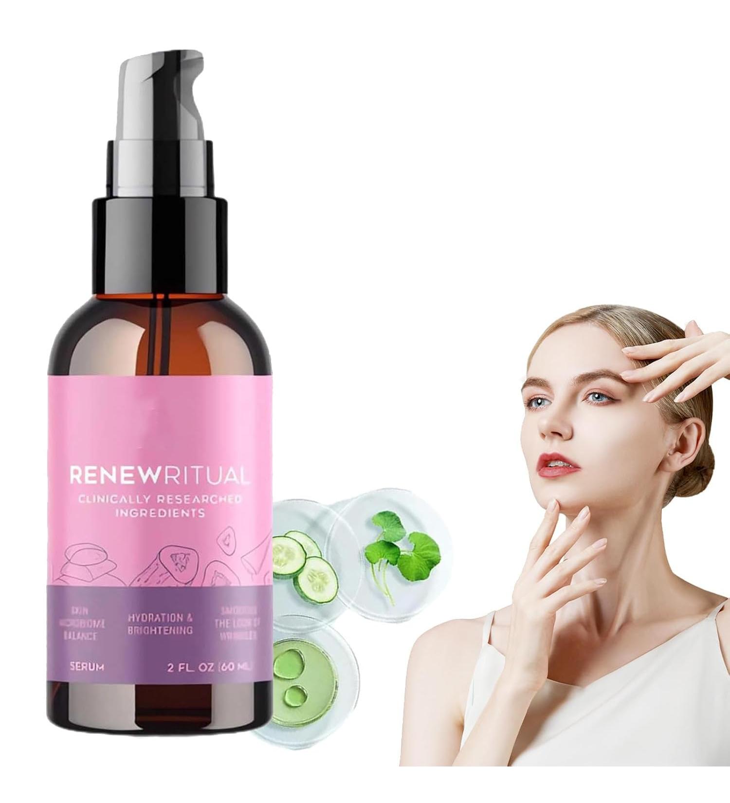 Renew Ritual Serum Renew Serum Say Goodbye To Dark Spots Intense Renewal Serum Hydrating Facial Serum Promote Collagen Production Transform Your Skin Naturally (60ML 1PCS) 1PCS 60 ml (Pack of 1) - Buy Online on GoSupps.com