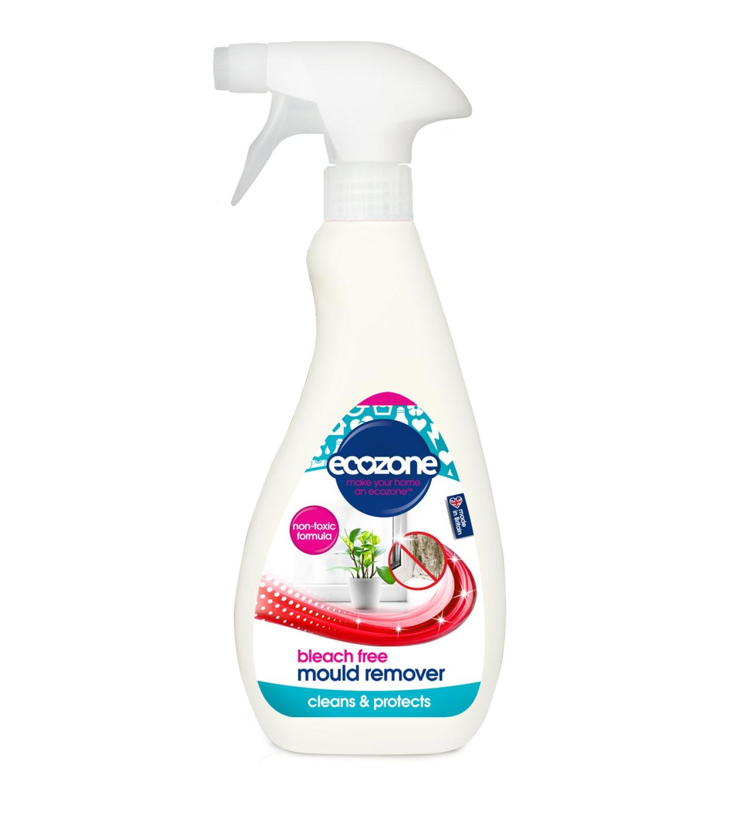 Ecozone Mould Remover: Bleach-Free Anti-Bacterial Eco Formula - 500ml Spray - Buy Online on GoSupps.com