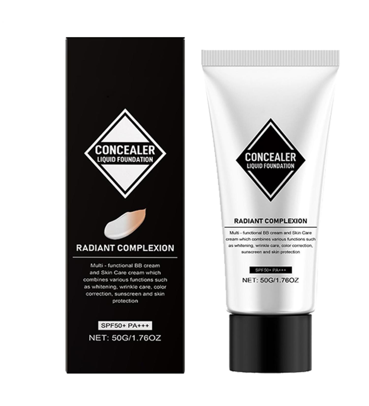 Color Matching Foundation Liquid Concealer Foundation - 1.76oz Color Adjustment Foundation Moisturizing Tone Correction Liquid Base Makeup SPF 50+ BB Cream Cont - Buy Online on GoSupps.com