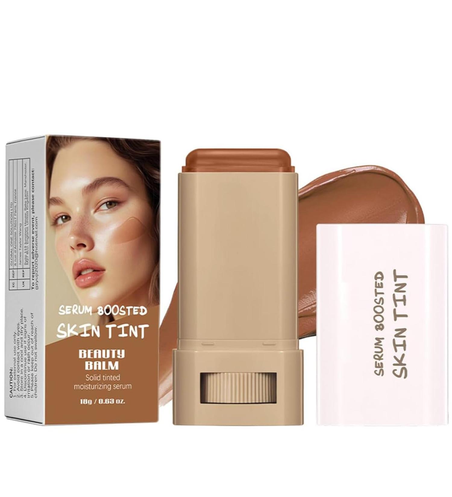 Stick de fond de teint Beauty Balm Boosted Skin Tint S rum hydratant teint solide portable Stick de fond de teint contour pour femme Finition naturelle (02) - Buy Online on GoSupps.com