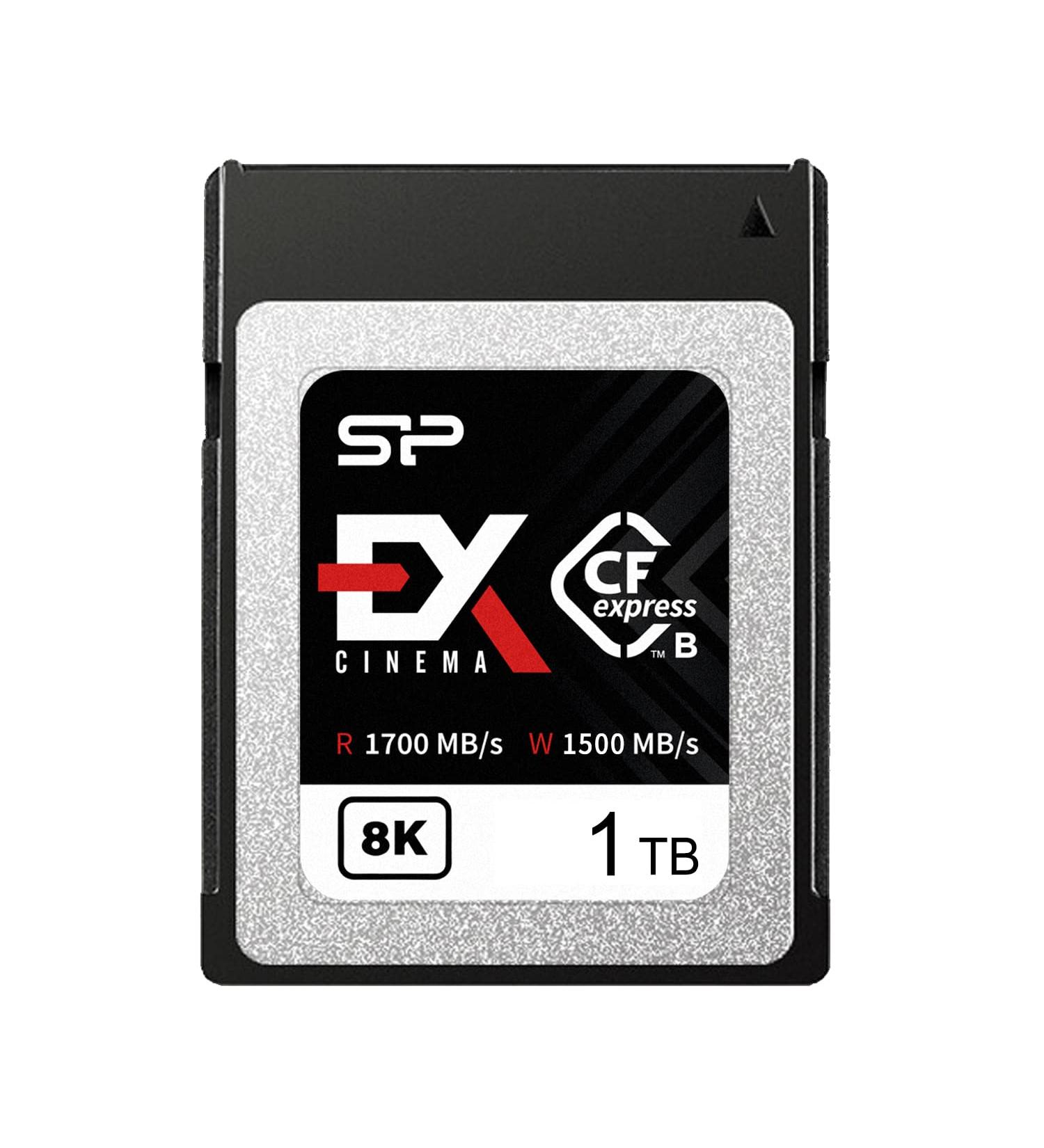 Silicon Power 1TB Cinema EX CFexpress Type B Memory Card | 1700MB/s Read Speed | 350MB/s Write Speed - Buy Online on GoSupps.com