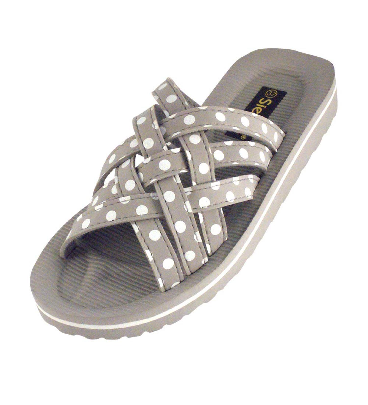 Buy Comfortable Women's Bathing Shoes - Light Gray Beach Slippers with Ergonomic Insole - International Shipping Available - Buy Online on GoSupps.com