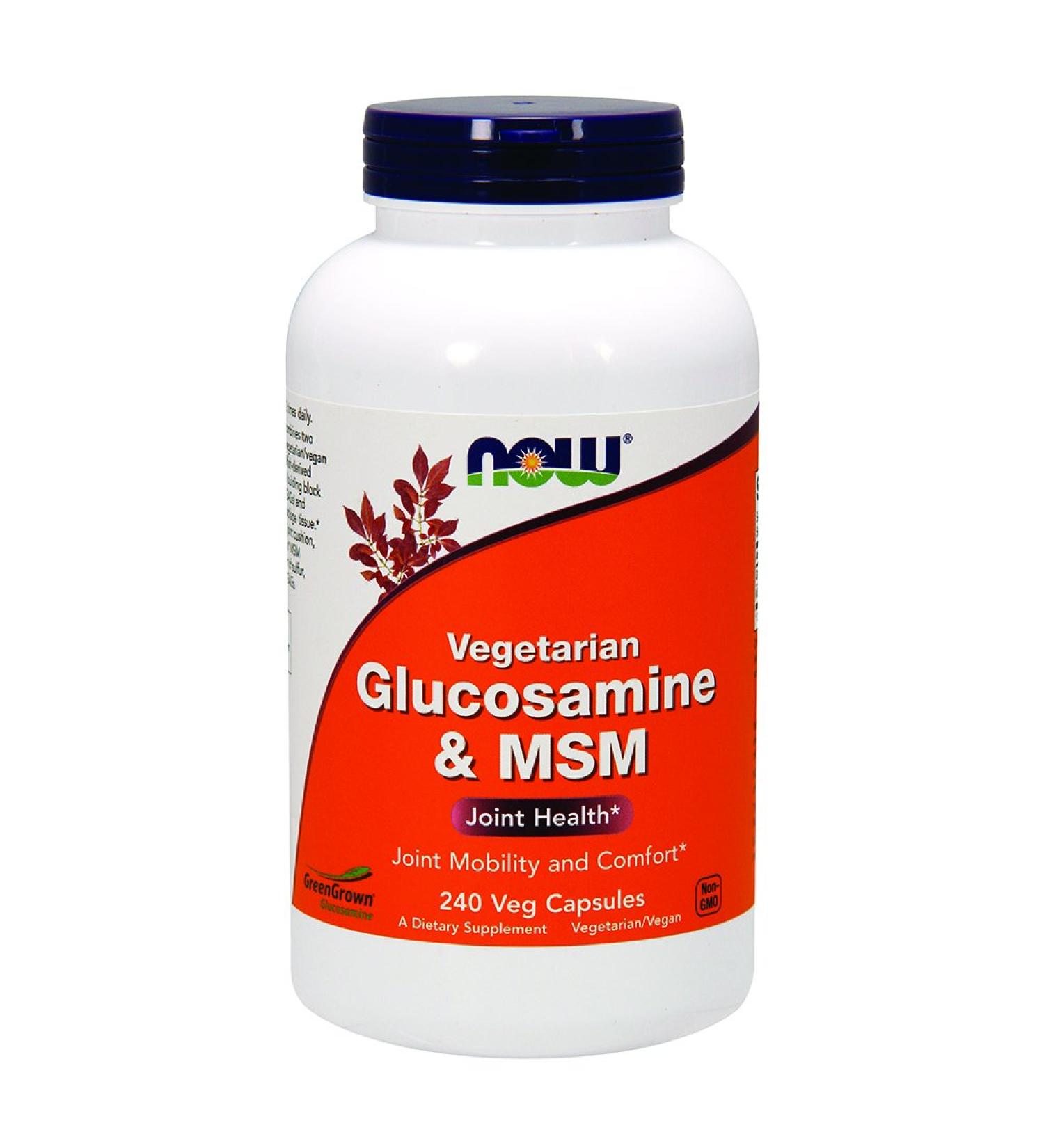NOW Foods Glucosamine & MSM Vegetarisch 240 vcaps
