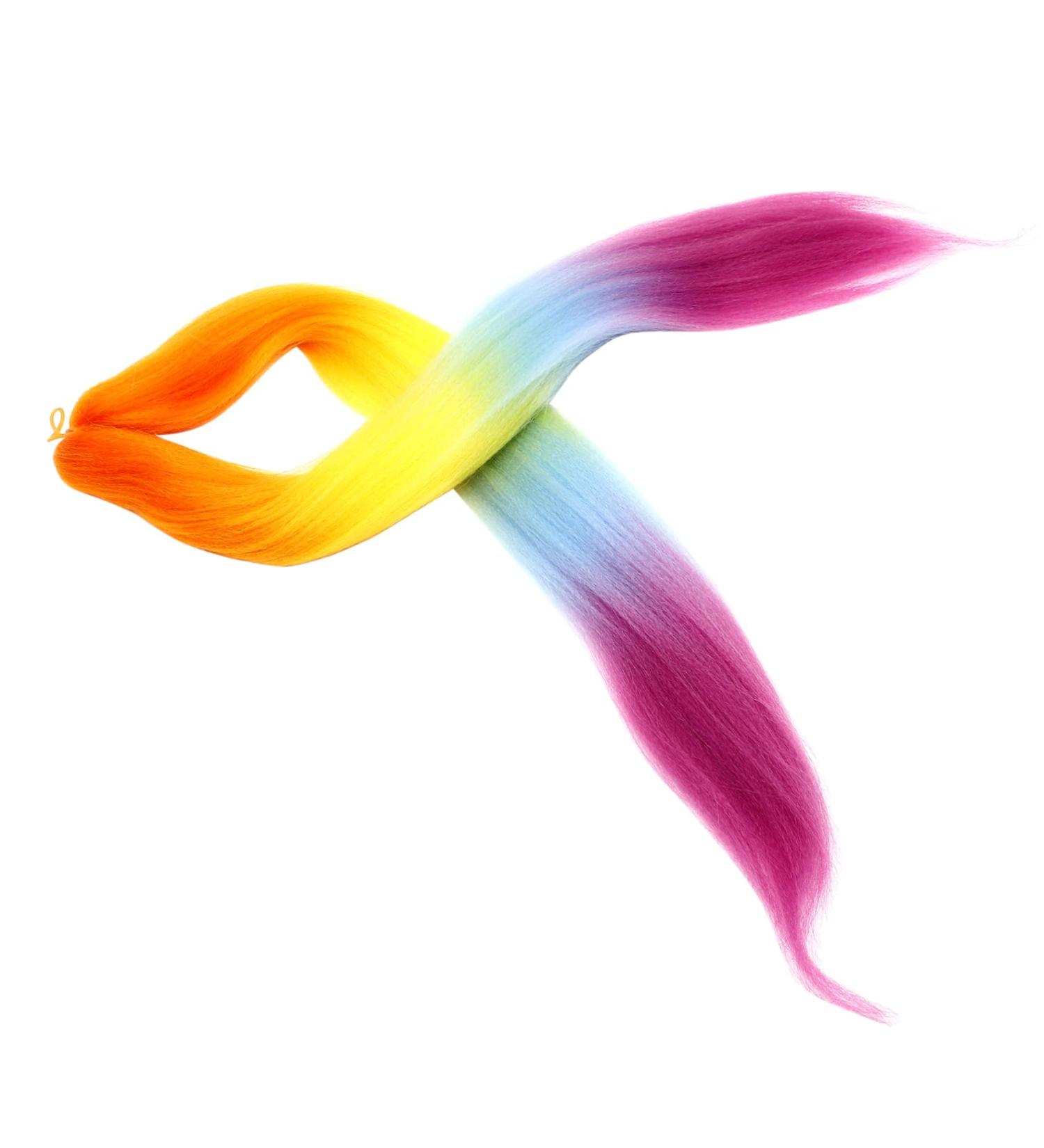 Didiseaon Dreadlocks Wig Wigs Colored Rainbow Hair Extensions Fake Hair Braiding Hair Pre Stretched Hair for Braids Braiding Wig Chemical Fiber High Temperature Yarn To Stretch - Buy Online on GoSupps.com