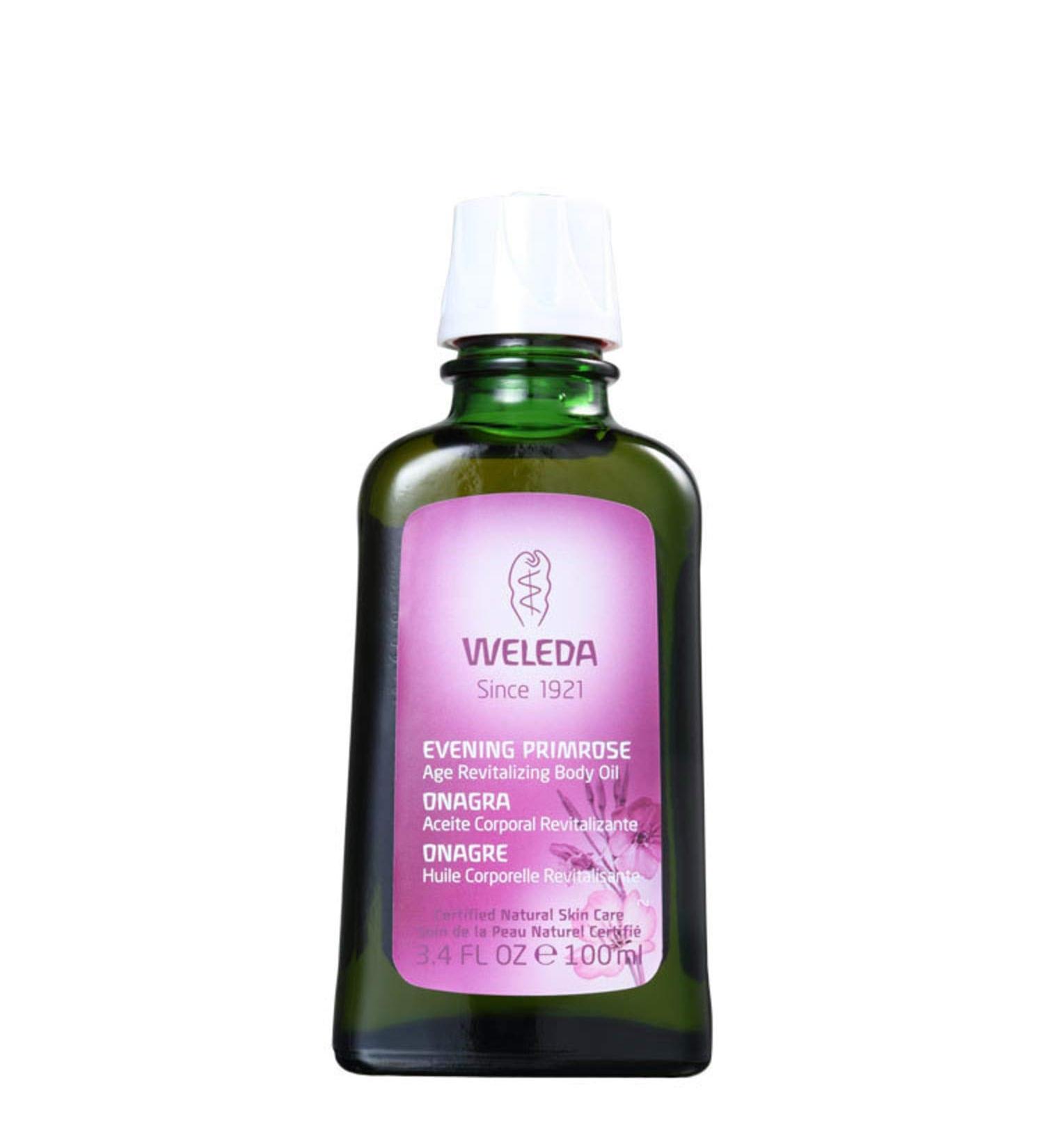 Weleda Evening Primrose Age Revitalising Body Oil 100ml | Natural Anti-Aging Skincare - Buy Online on GoSupps.com