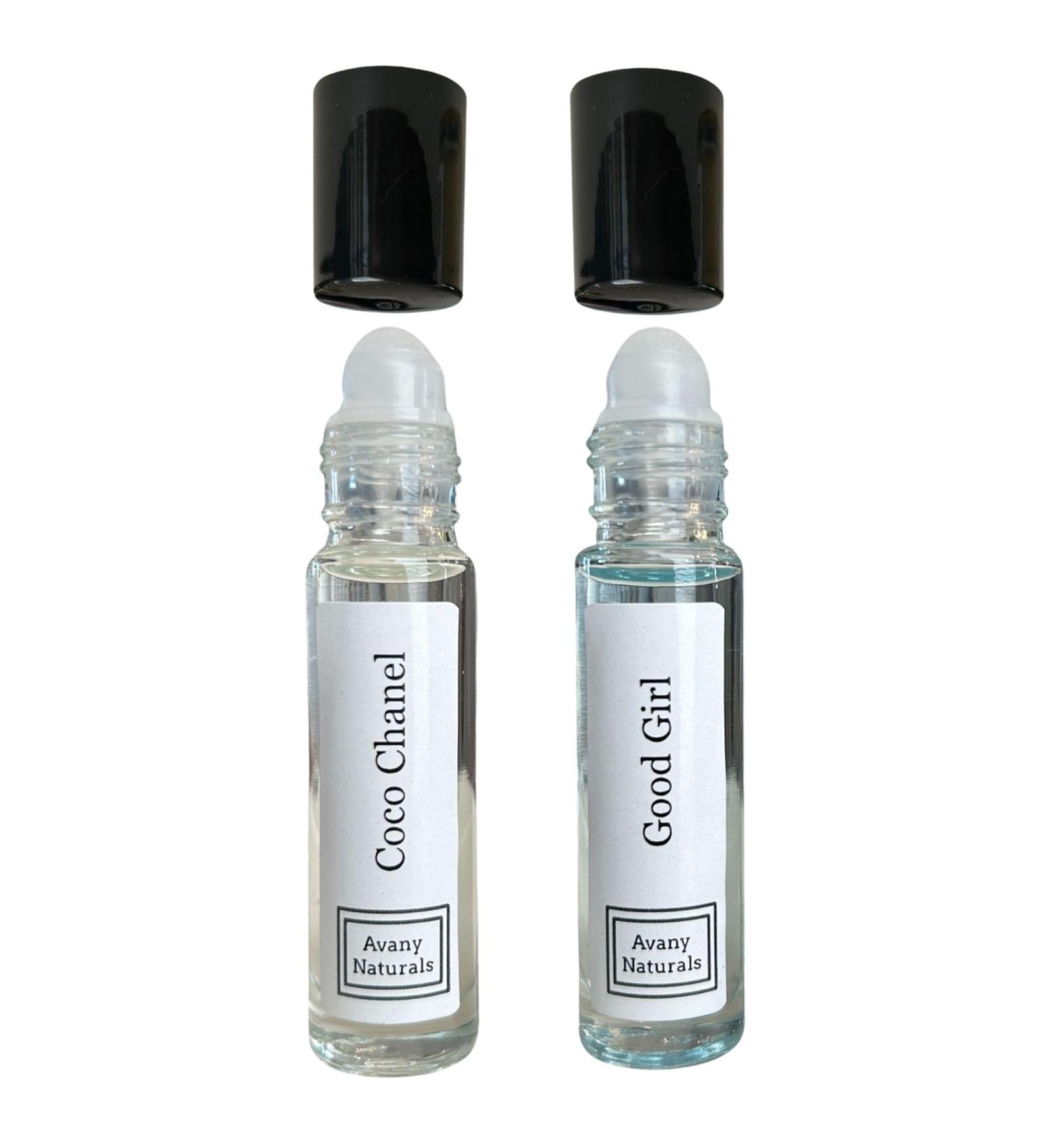 Perfume Sampler Set Woman - Perfumed Body Oil Mini Perfume Rollerball Fragrance Oil Small Perfume Samples Travel Size Cologne 2 pc Duo (Set #5) - Buy Online on GoSupps.com
