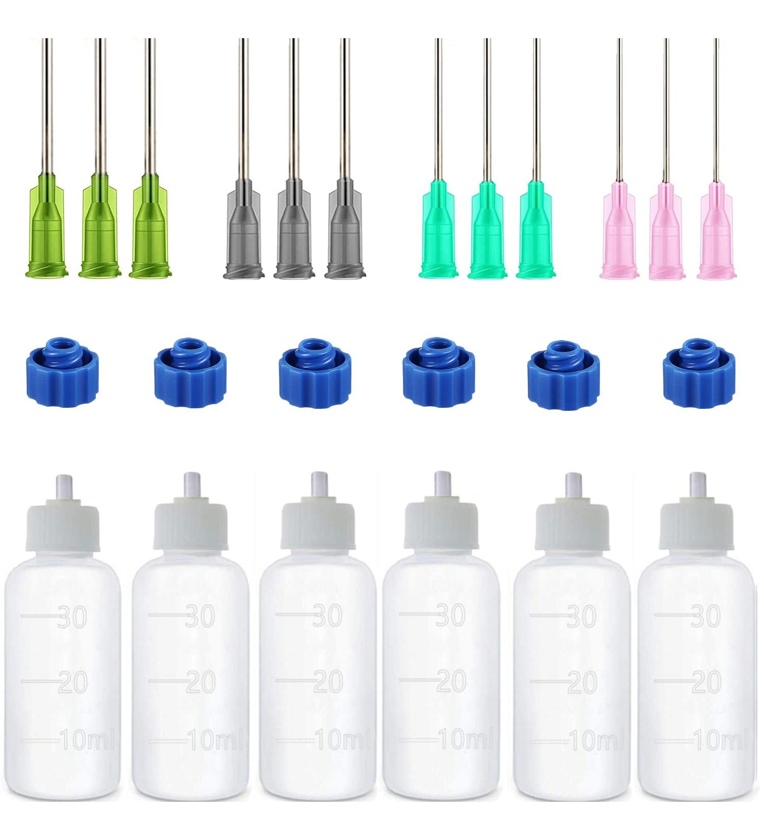 Expesumas 30ml Glue Applicator Bottles - 6 Pcs Plastic Dropper Bottles for Crafts & DIY Projects - Buy Online on GoSupps.com