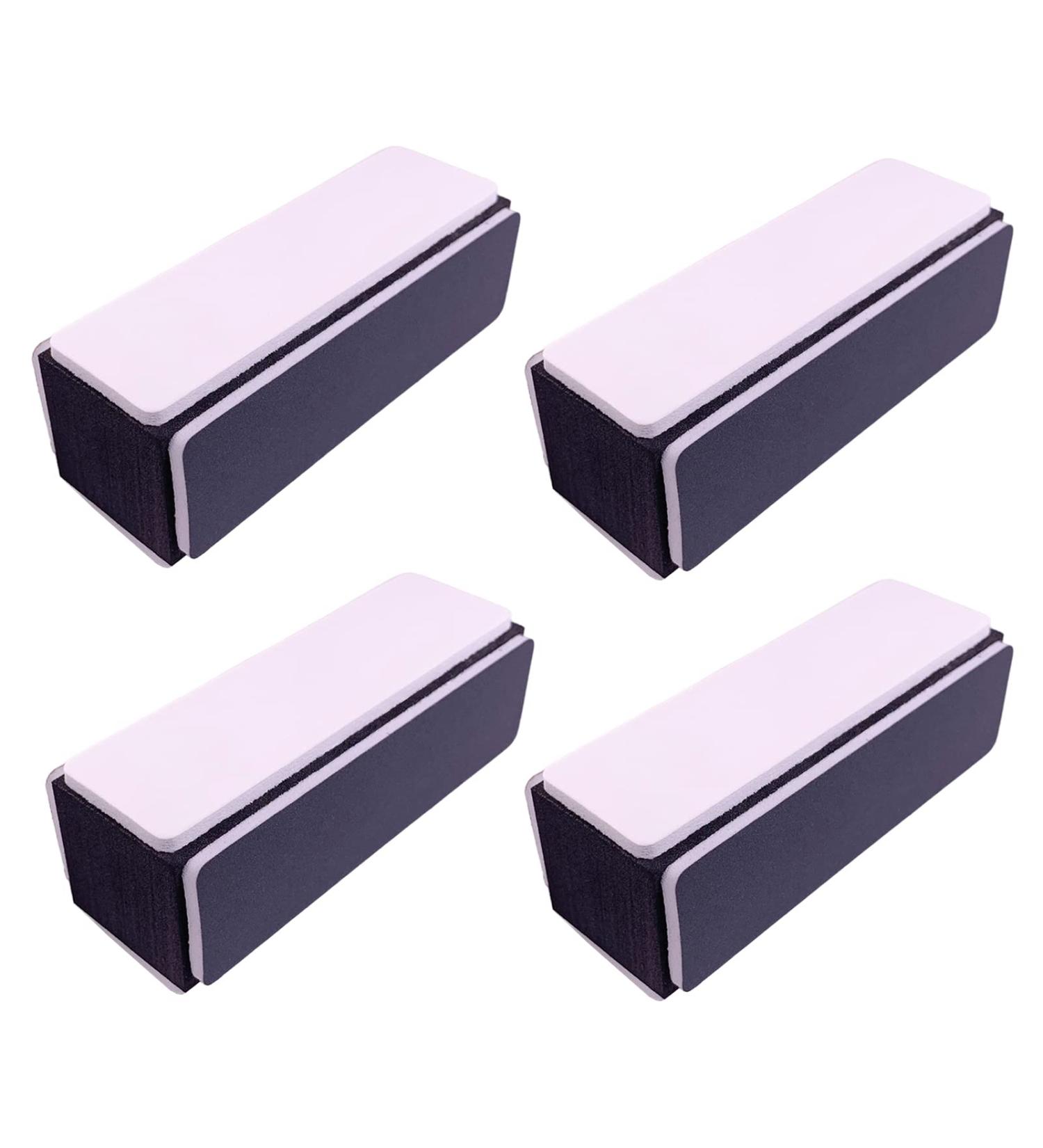 Nail Buffer Block (4 Pack) - All-in-One Nail Smoother & Polisher for Natural and Acrylic Nails - 120/600/3000 Grit Buffing Blocks - Buy Online on GoSupps.com