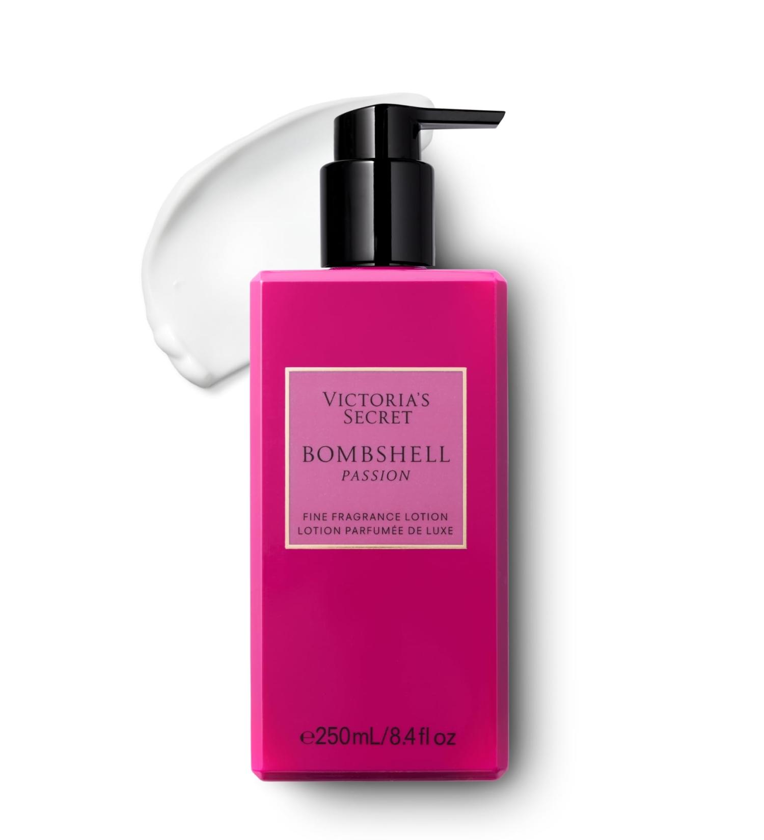 Victoria's Secret Bombshell Passion Fragrance Body Lotion Notes of Sparkling Cassis Queen Peony & Fuchsia Rose (8.4 oz) - Buy Online on GoSupps.com