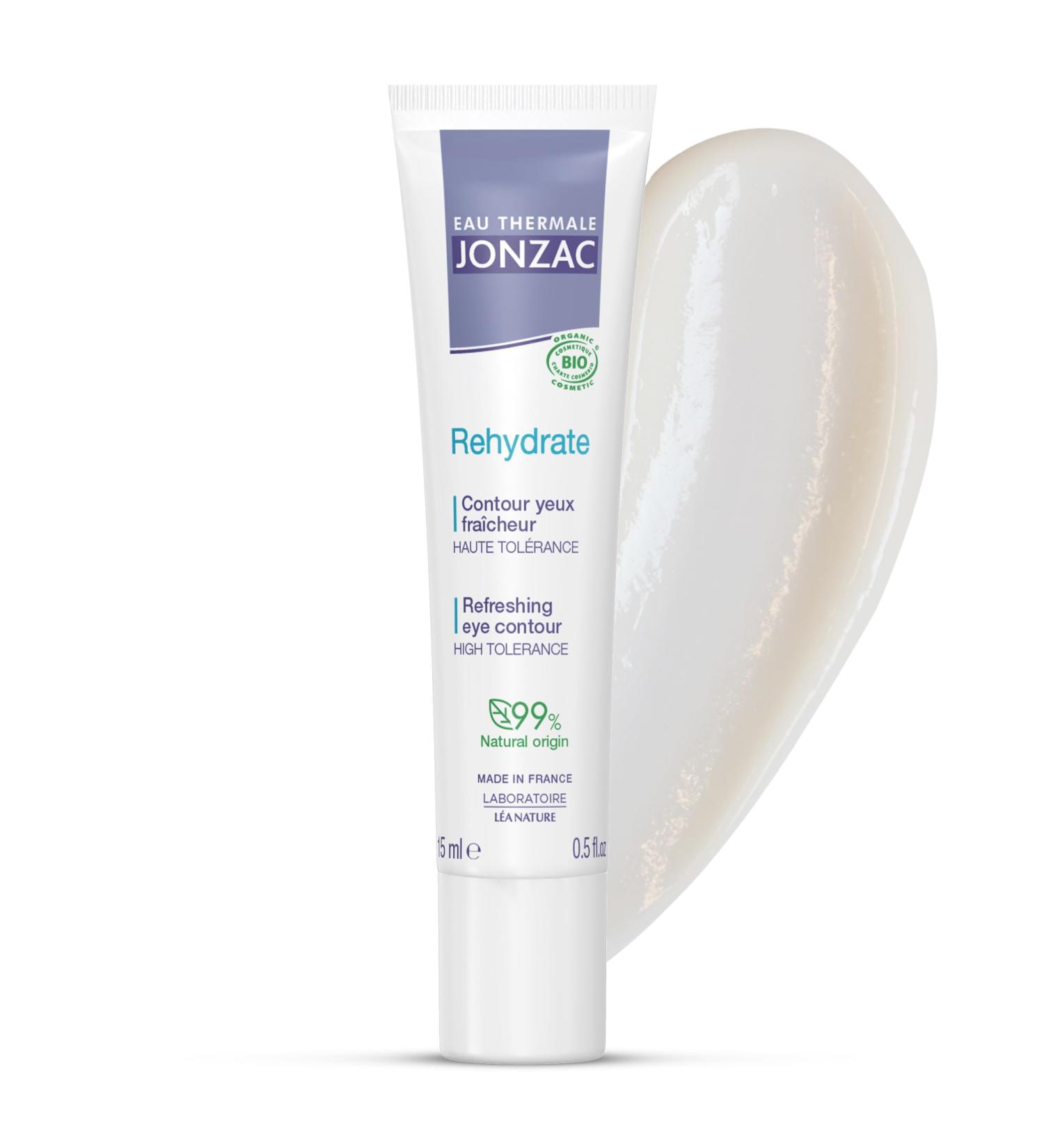 Rehydrate Organic Eye Contour Cream - Soothing Hydration Hyaluronic Acid Dark Circles Sensitive Skin - 0.5 Fl Oz - Buy Online on GoSupps.com