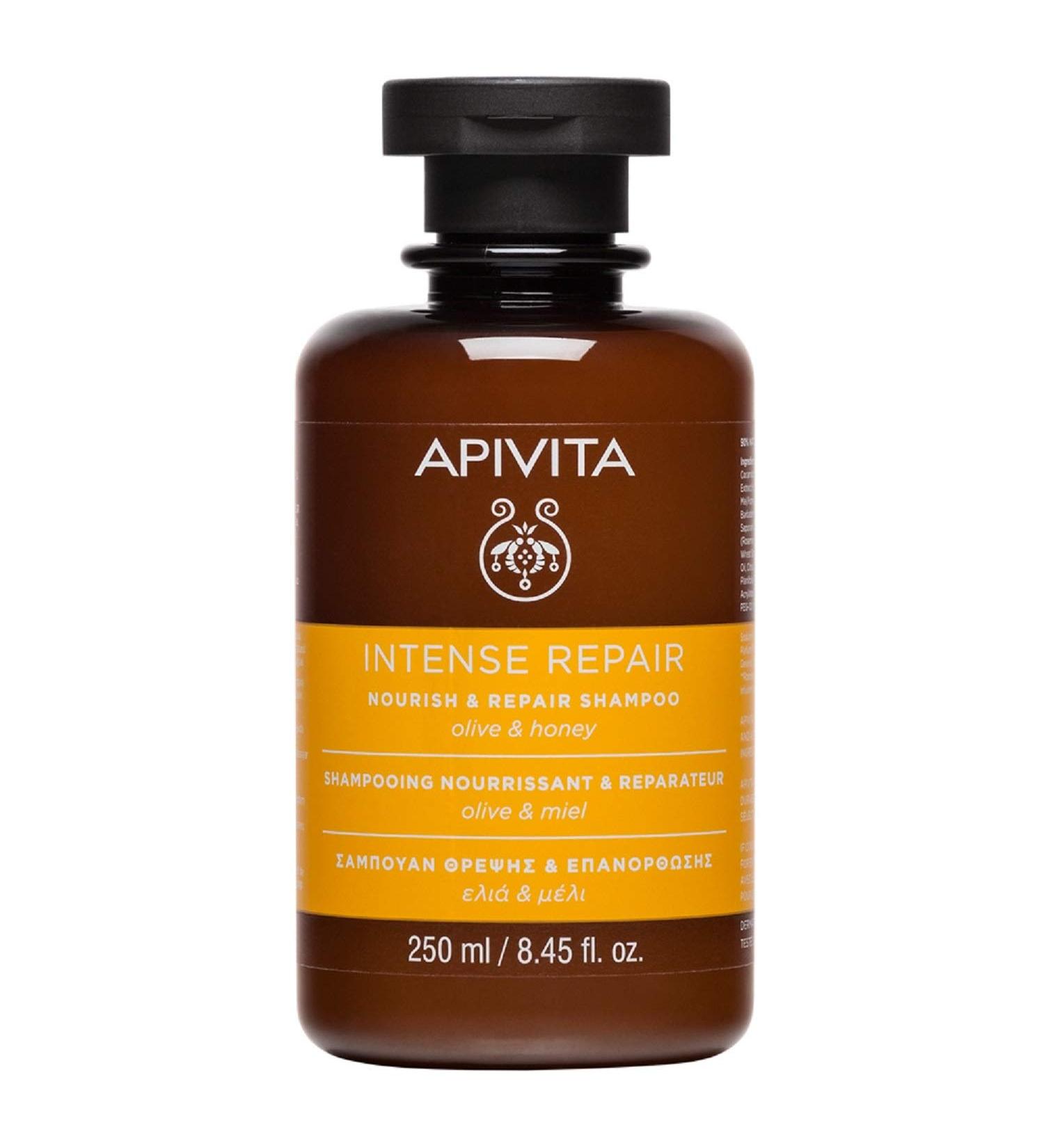 Nourish & Repair Shampoo with Olive & Honey (For Dry-Damaged Hair) - 250ml/8.45oz - Buy Online on GoSupps.com