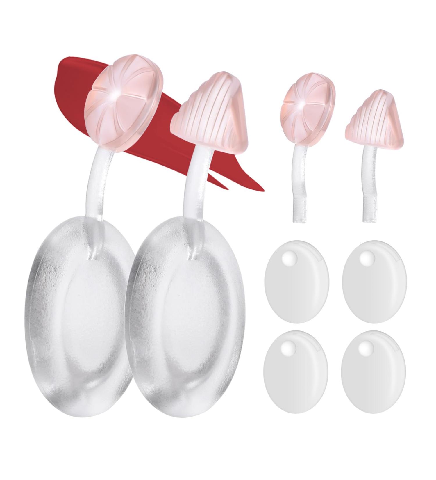 ATOMUS 4pcs Silicone Lip Brush Set - Portable & Reusable Mini Lip Applicator for Lipstick Lip Balm & Lip Mask - International Shipping Available - Buy Online on GoSupps.com