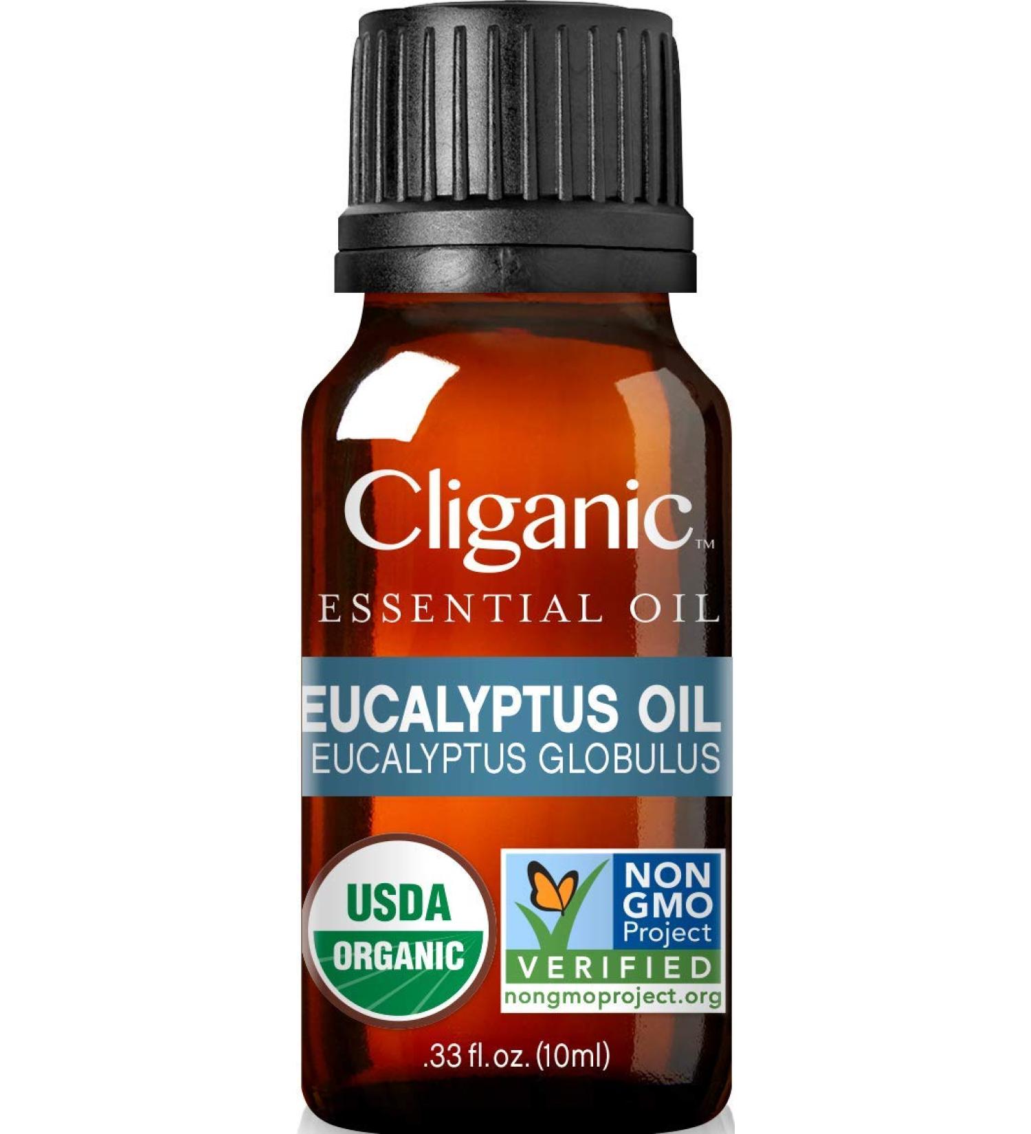 Cliganic 100% Pure Eucalyptus Essential Oil (10 ml) - Therapeutic Grade Aromatherapy - Buy Online on GoSupps.com
