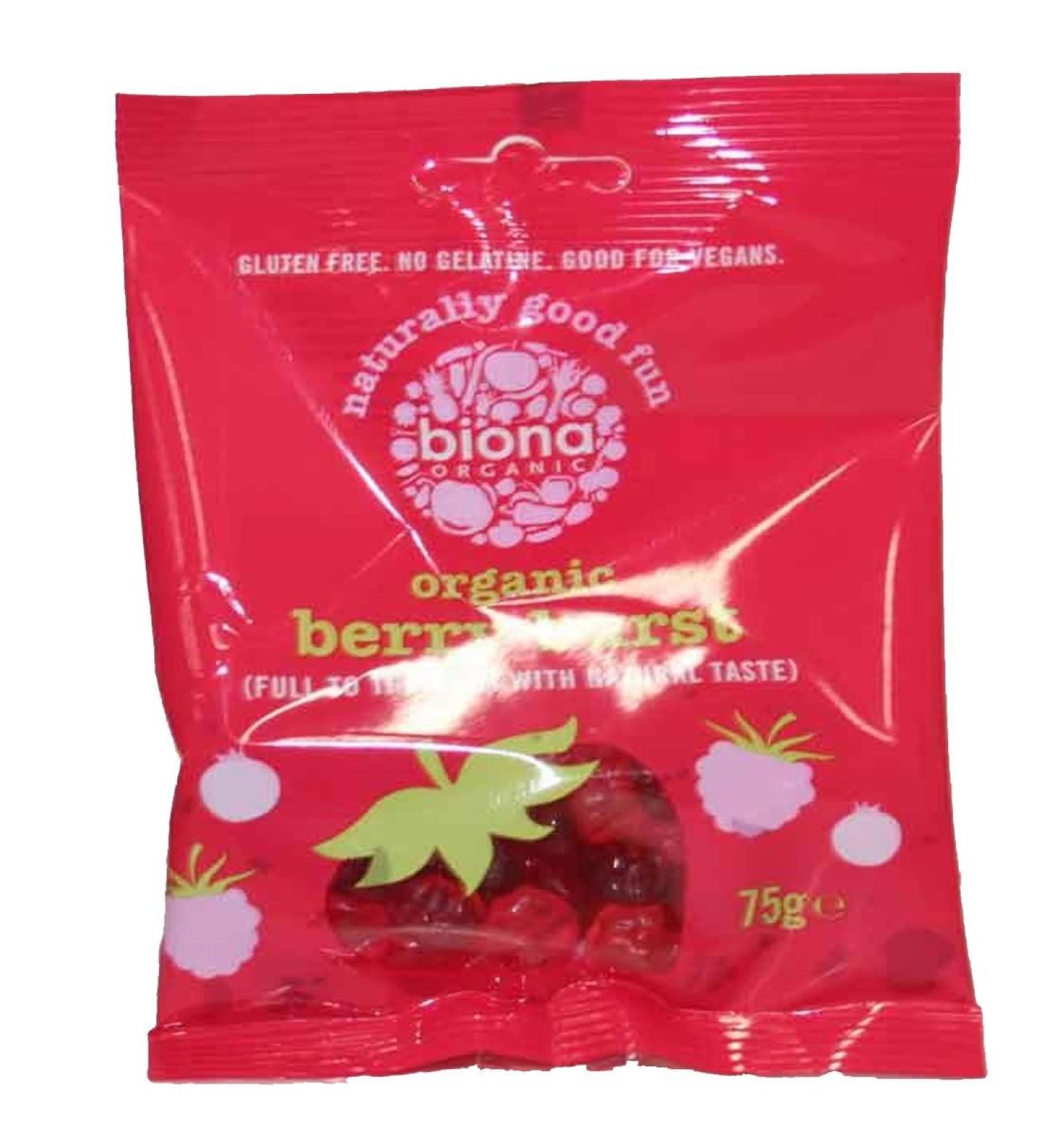 Biona Biona Organic Berry Candy 75g Pack of 4