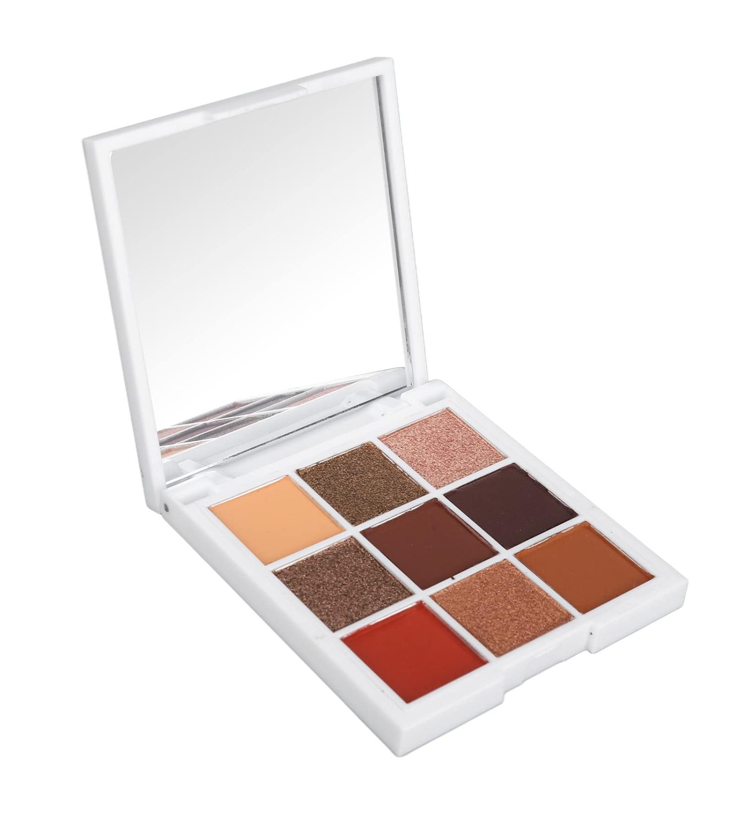 9 Colors Eyeshadow Palette Makeup Palette Eye Shadows Easy Coloring Eyeshadow Makeup Kit Matte Pearlescent Glitter Portable Eye Shadow Powder for Makeup - Buy Online on GoSupps.com