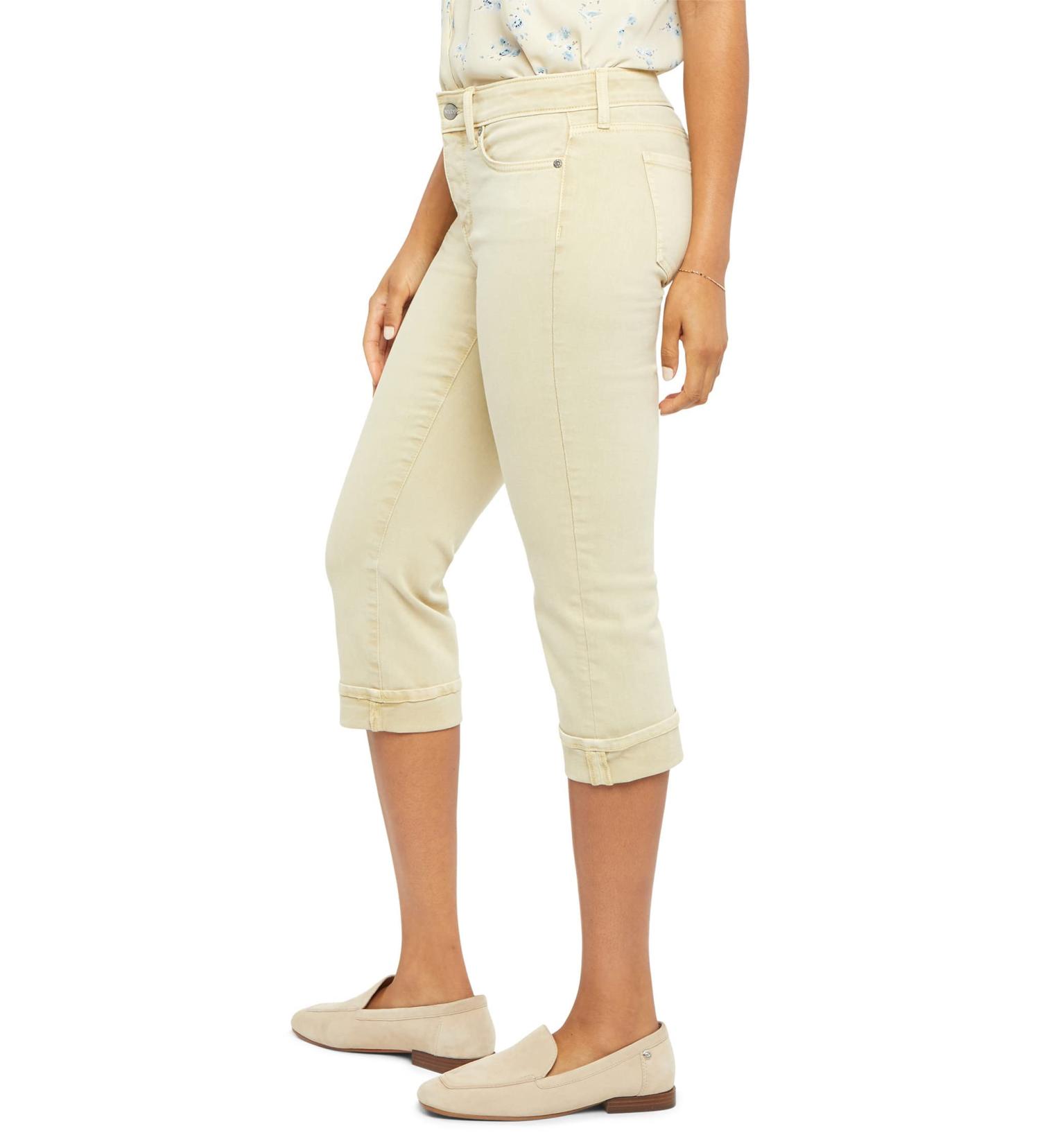 NYDJ Marilyn Crop Cuff in Butter Butter 00 21