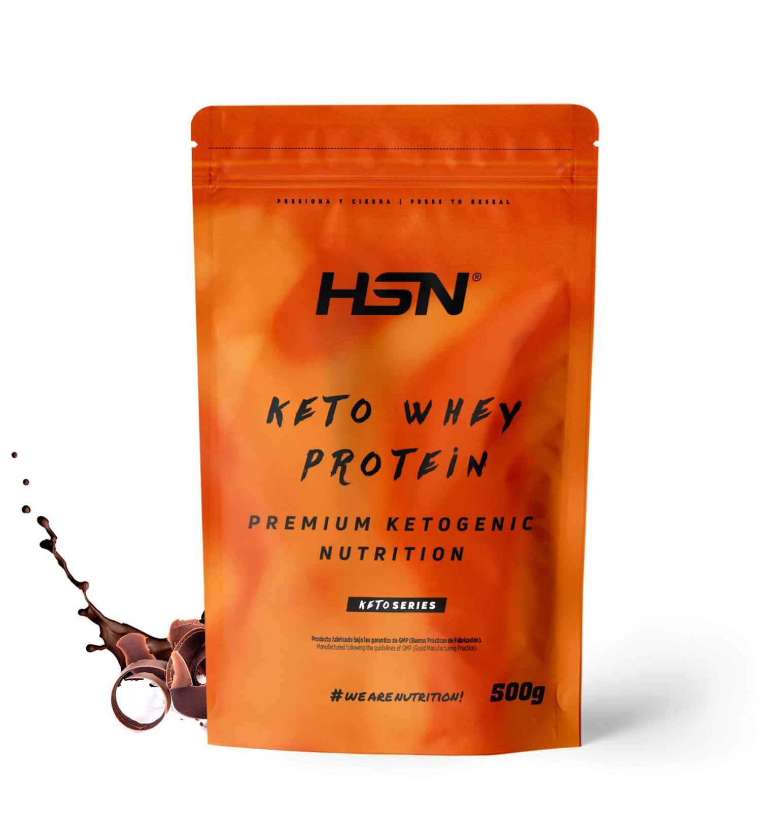 Keto Whey Protein - Grass-Fed CFM Isolate with Coconut MCT Oil & Digestive Enzymes | Gluten-Free Vegetarian | 500g Chocolate Flavor - Buy Online on GoSupps.com