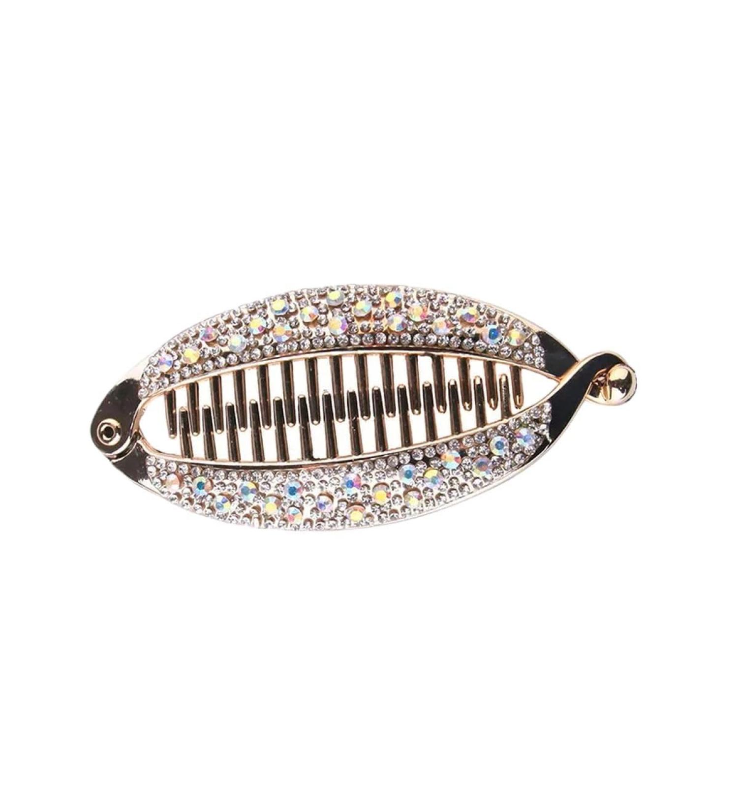 New 2025 1 Pc Fish Shape Hair Claw Clips Hair Jewelry Banana Barrettes Hairpins Hair Accessories For Women Clips Clamp Hair Styling Tools Jewelry Fashion Accessories Creative Gift - Buy Online on GoSupps.com