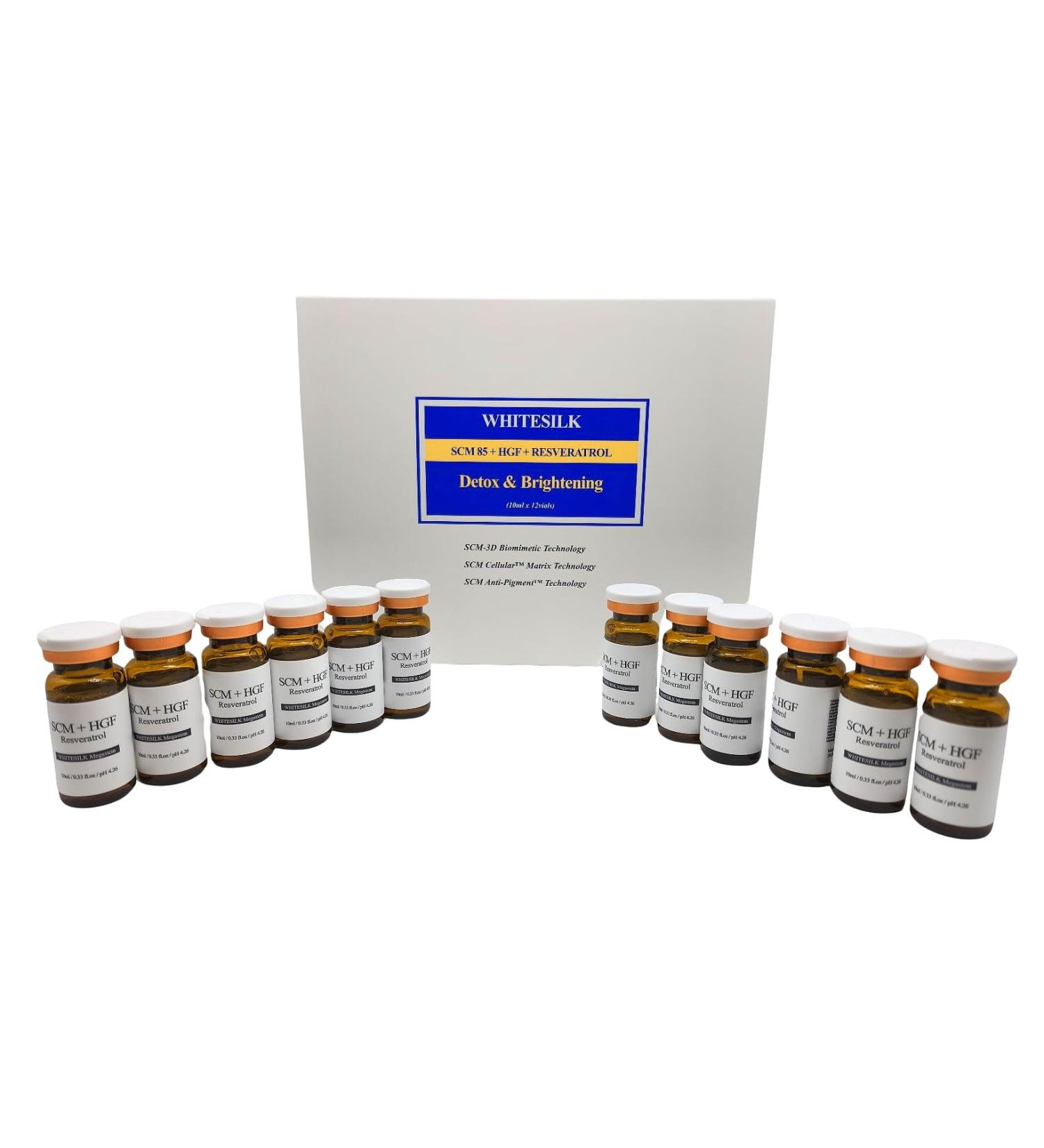 SCM85 Stem Cell & 10% PDRN Age-Repair Facial Ampoule Serum - K-Beauty Exosome Shot (12 Vials 120ml) | International Shipping - Buy Online on GoSupps.com