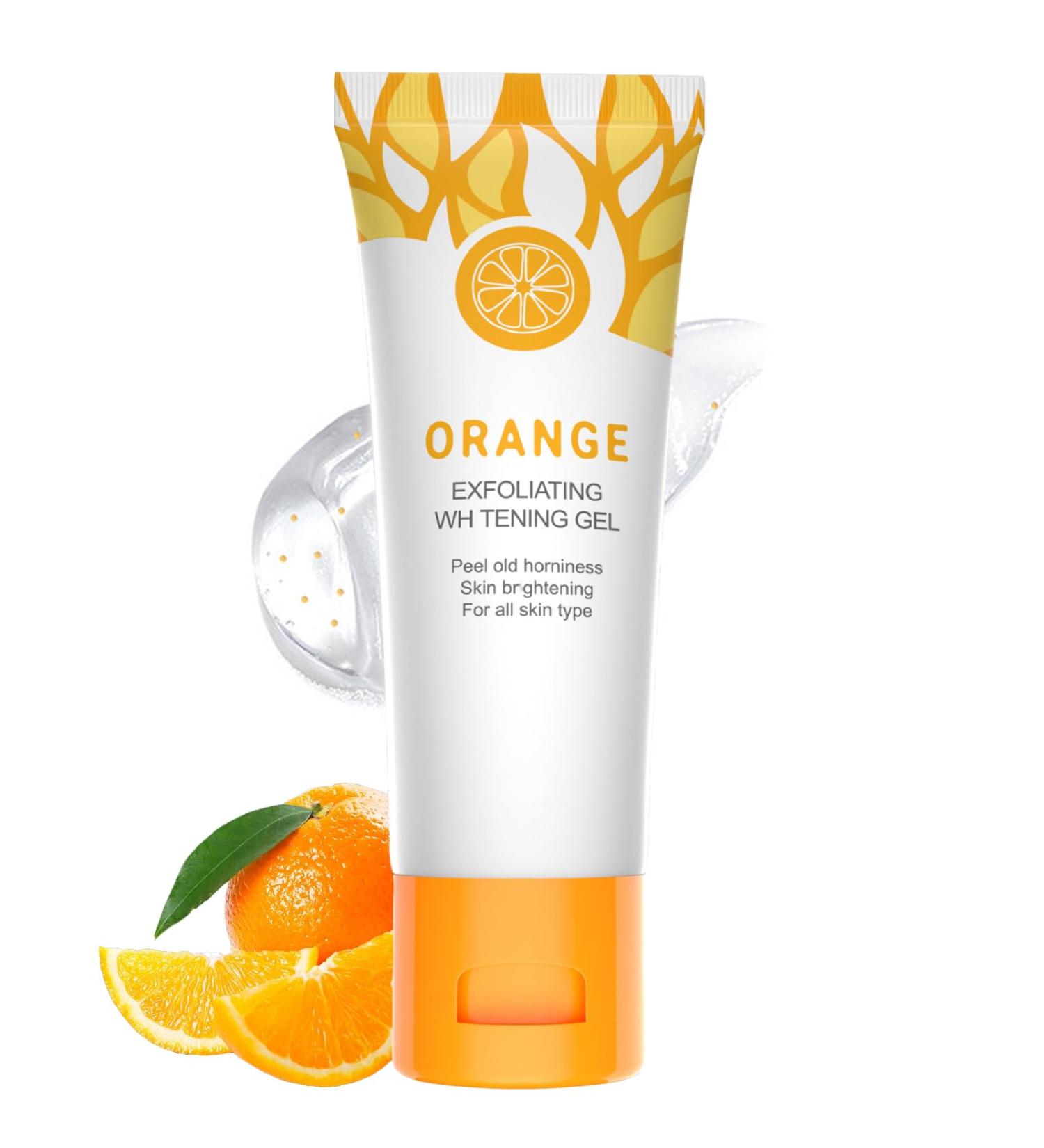 Orange Exfoliating Gel Scrub | Deep Cleansing & Moisturizing Face & Body | Natural Skin Repair for All Skin Types - Buy Online on GoSupps.com