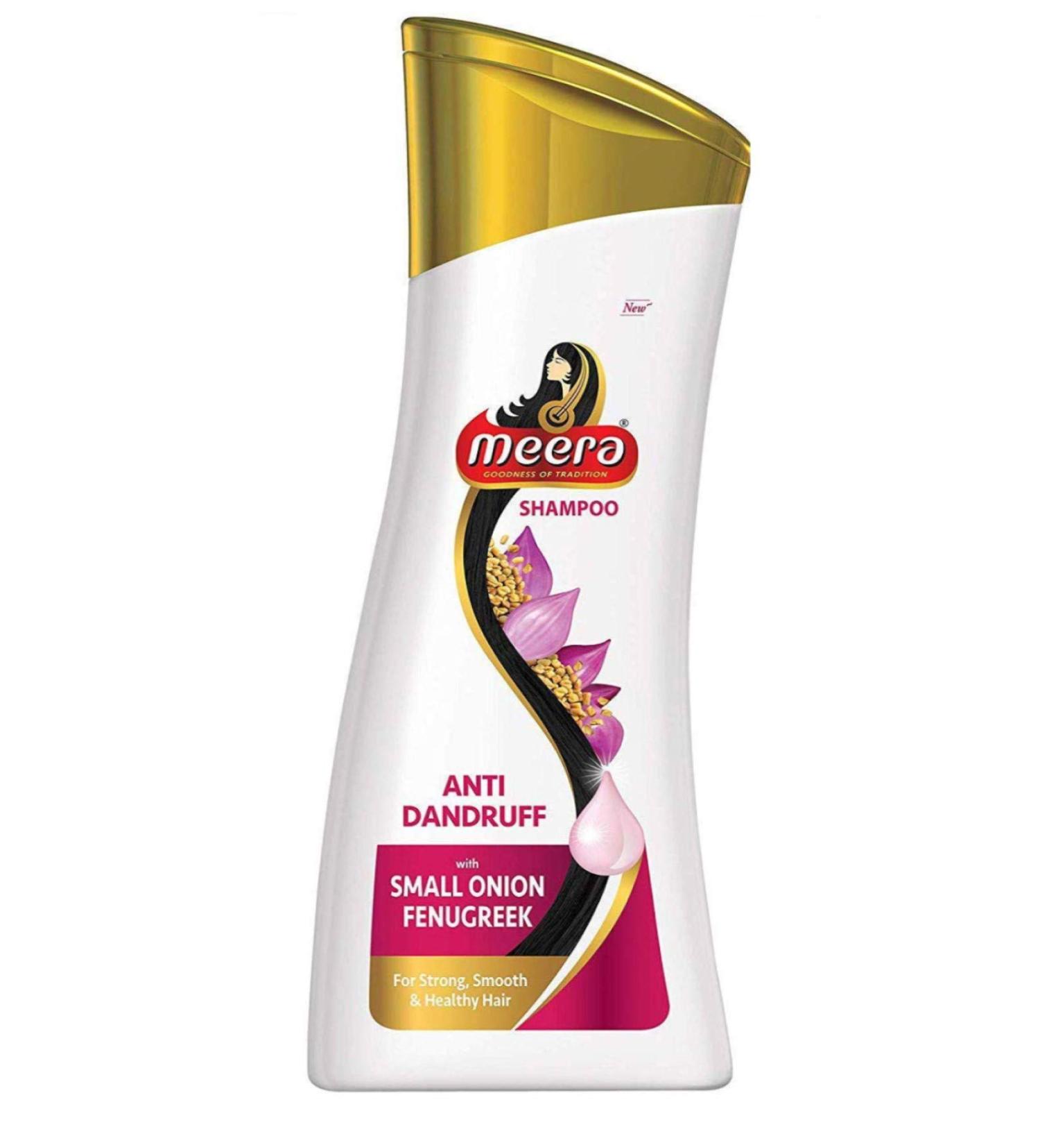 (Pack of 2) - Meera Anti Dandruff Shampoo With Small Onion Fenugreek - 80ml