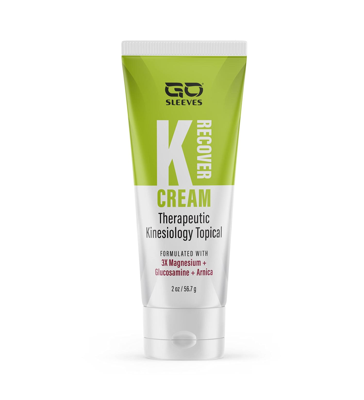 Go Sleeves Sports Recovery Cream - Magnesium Chloride & Arnica Muscle Relief Lotion 2oz - Buy Online on GoSupps.com