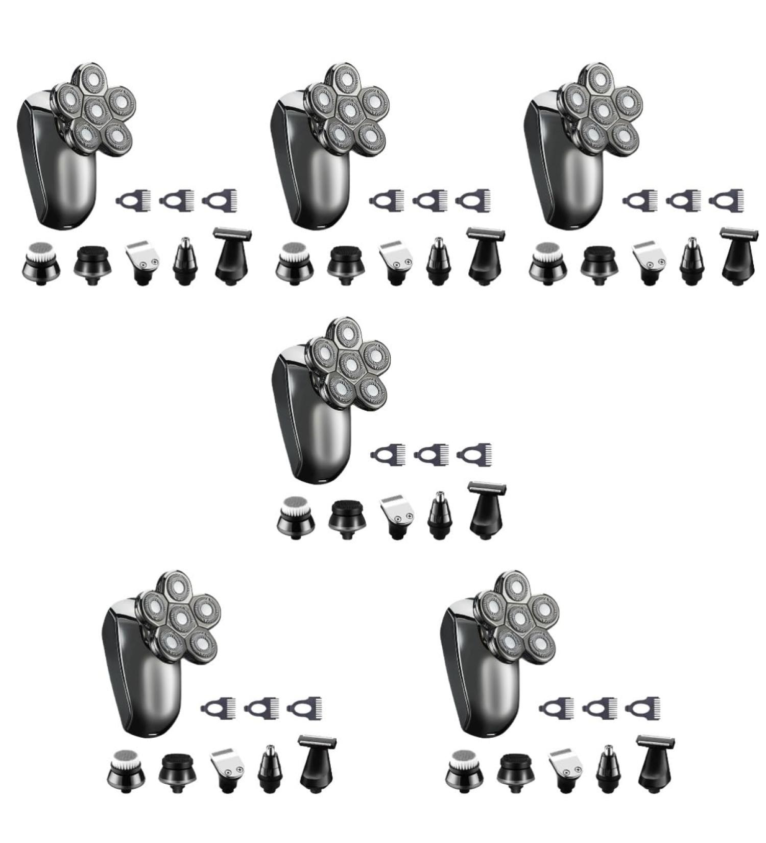 6 Sets Electric Shaver for Men - Waterproof & Rechargeable Travel Razor - Hair Removal Device - Buy Online on GoSupps.com