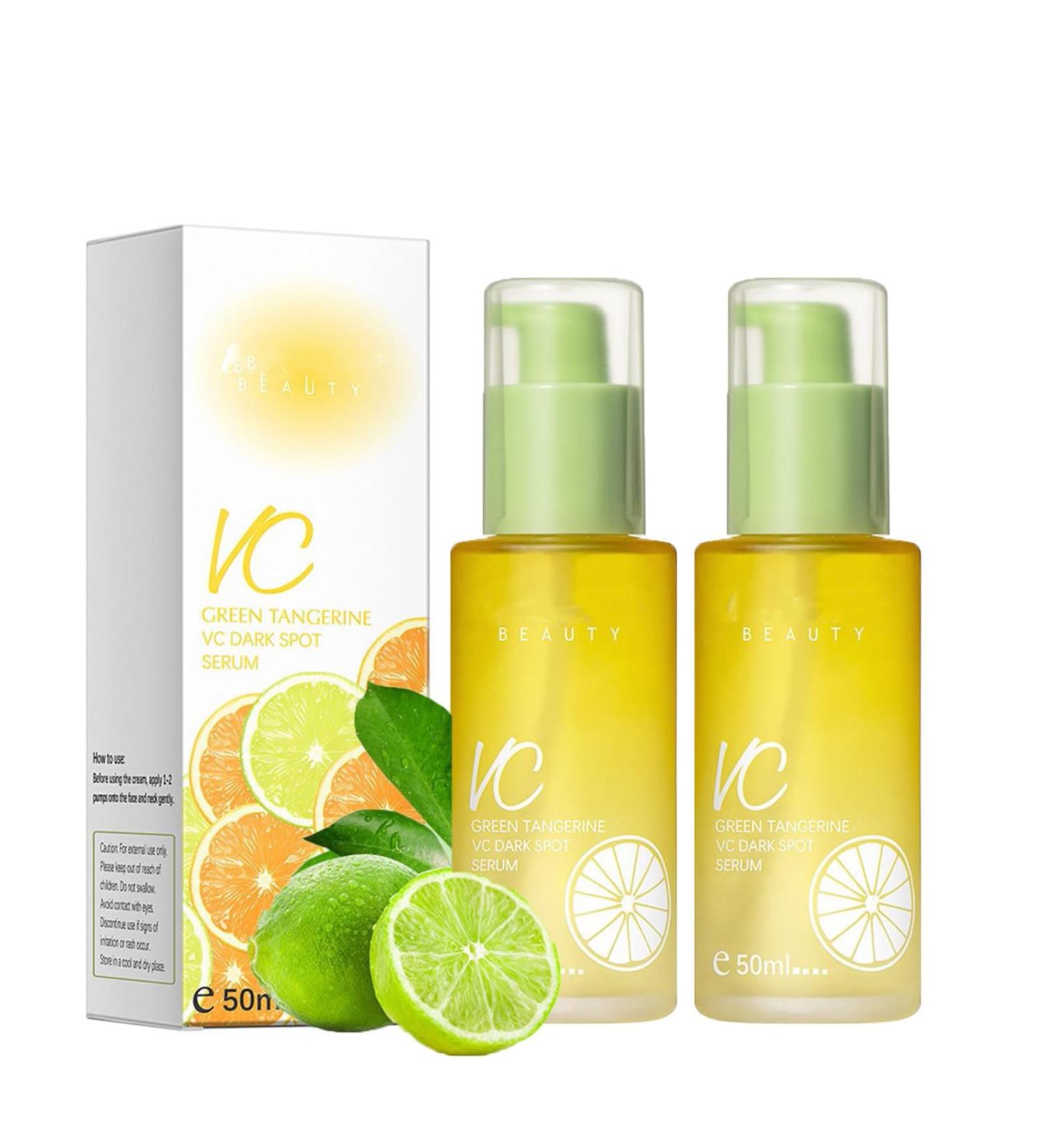  BAInuai Green Tangerine Anti-Dark Spot Serum & Brightening Vitamin C Facial Serum Green Tangerine Extract Moisturizing Skin Soothing Serum 2 Pack - Buy Online on GoSupps.com