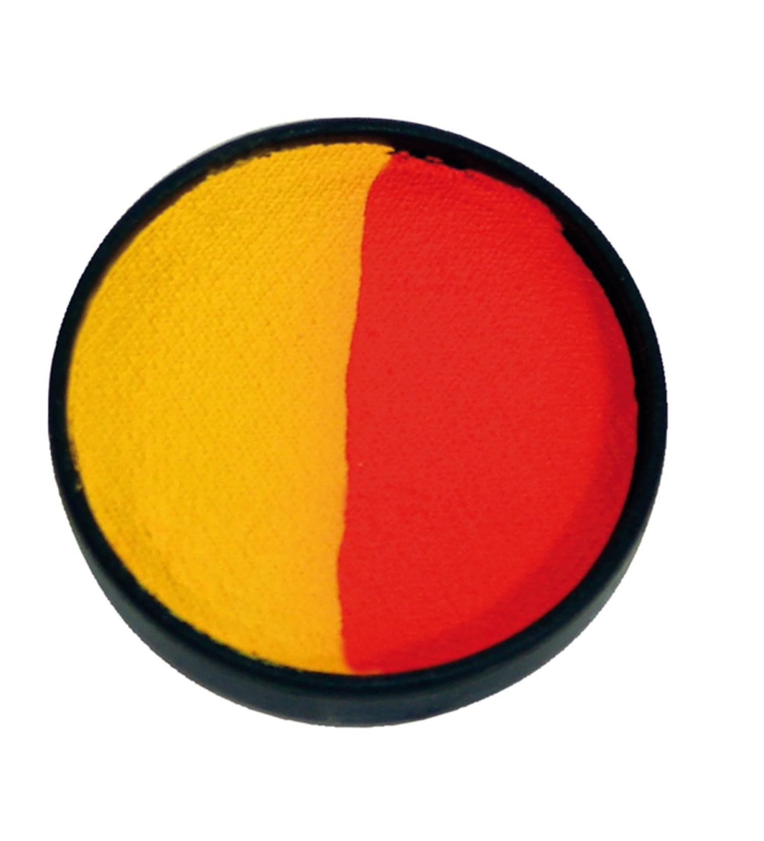 Make-up Split cake colour yellow / dark orange 3 5ml