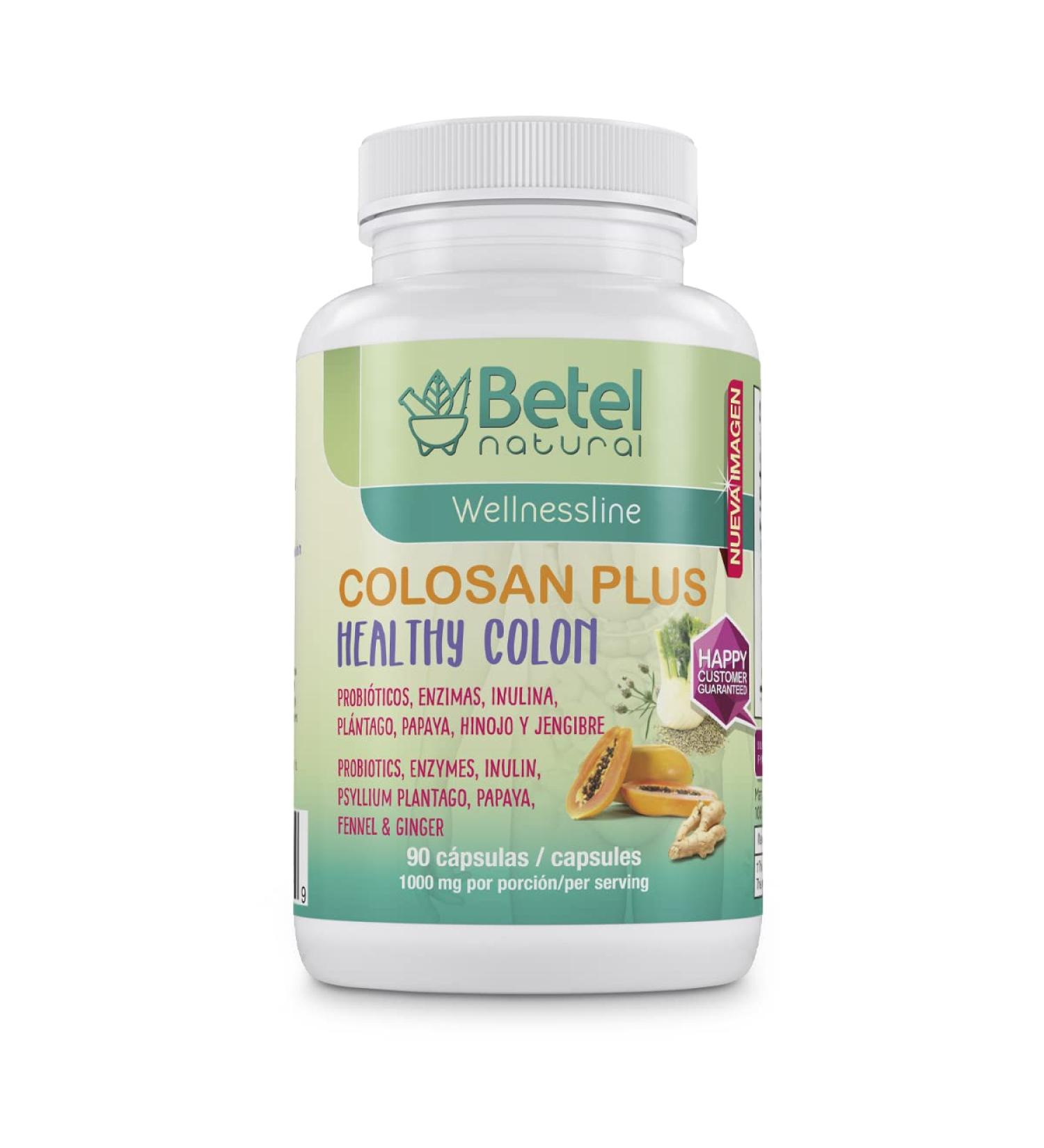 Colosan Plus Colon Cleanse Capsules - 90 Capsules by Betel Natural for Healthy Colon Detox - Buy Online on GoSupps.com