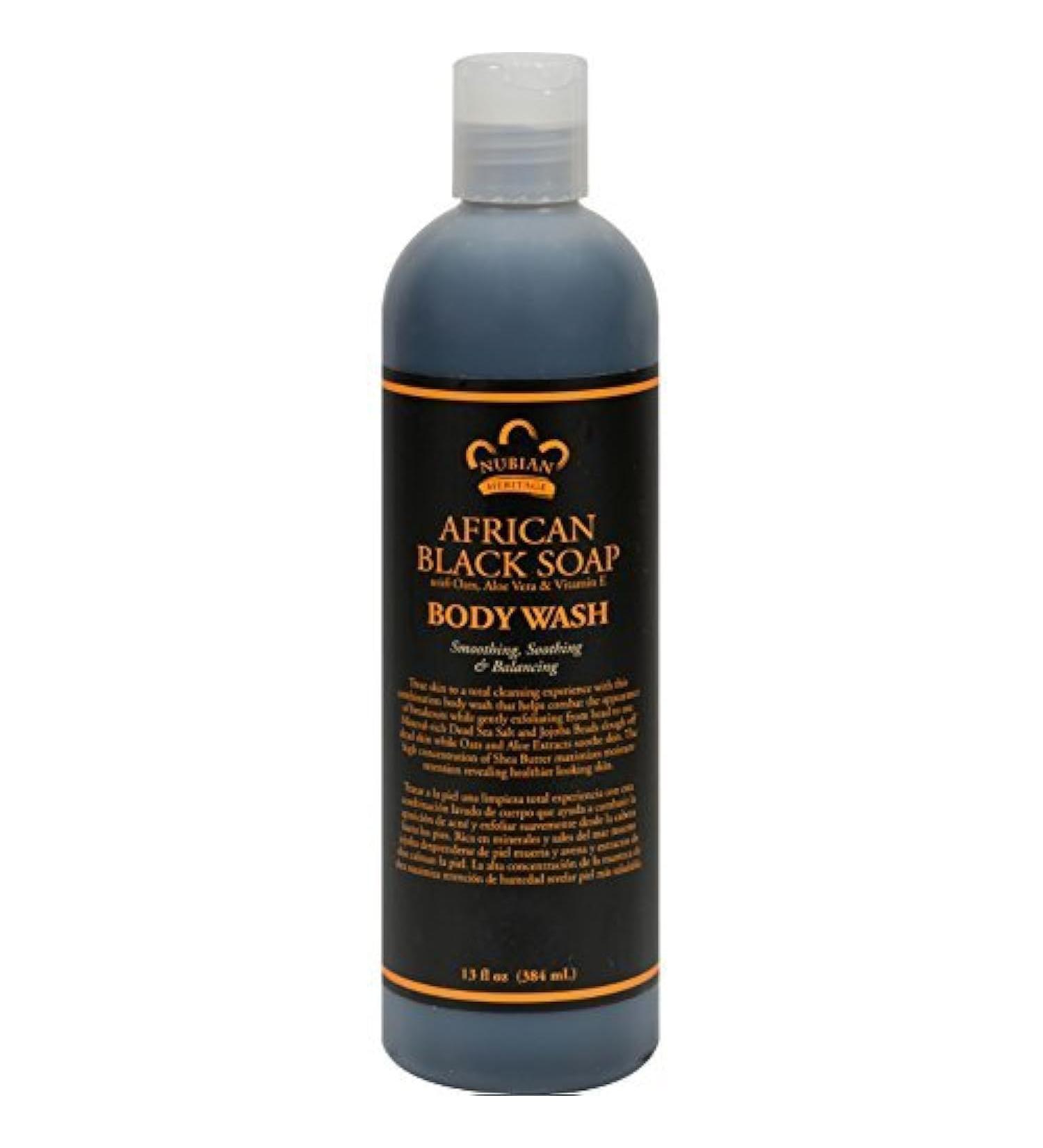 Nubian Heritage Body Wash African Black 13 fl. oz.(pack of 4) - Buy Online on GoSupps.com