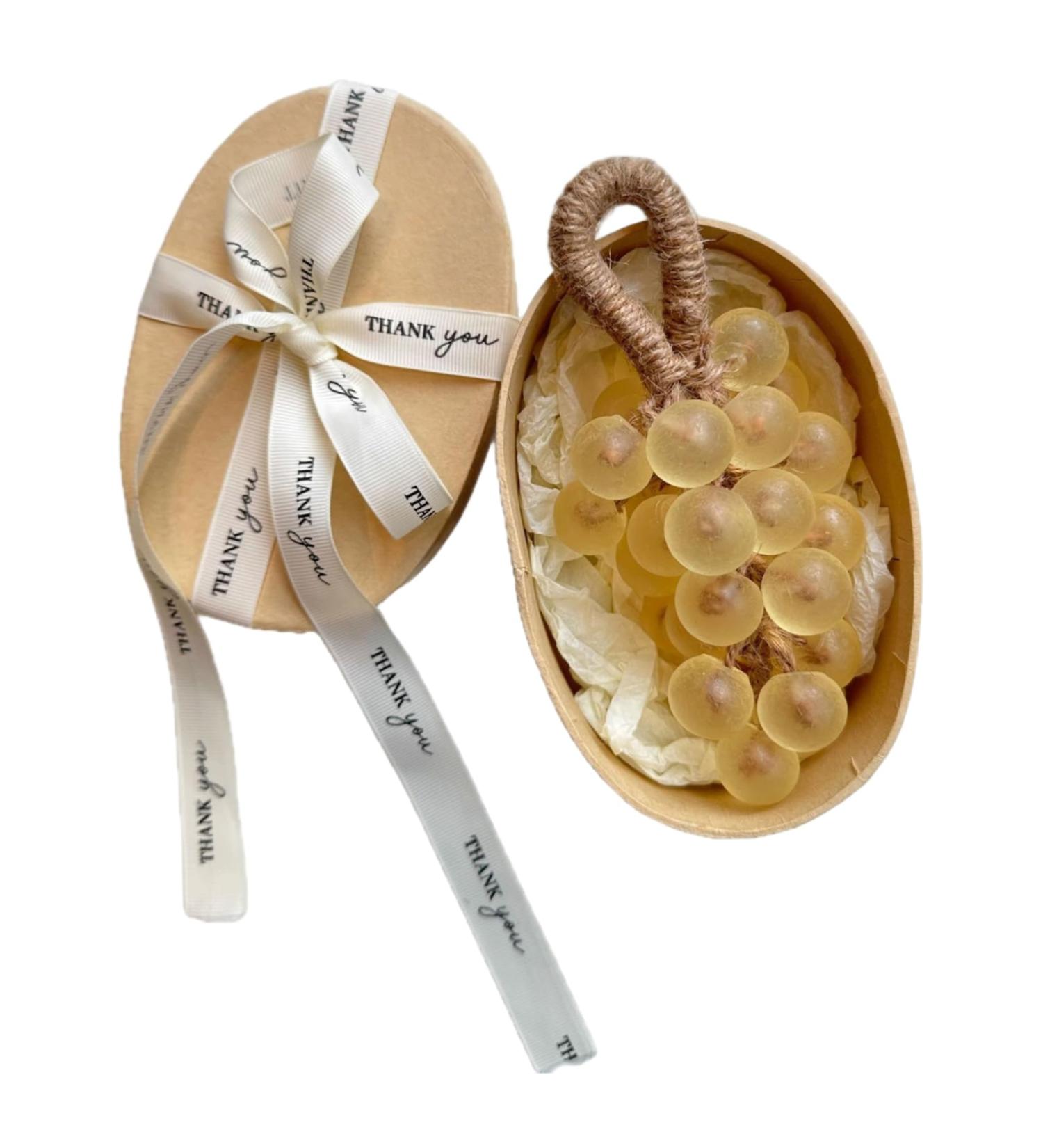 Rwigeboo Grape Soap Exquisite Vivid Soap on a Rope Fragrant Home Decor for Hand Washing Air Freshening or Decoration Yellow - Buy Online on GoSupps.com