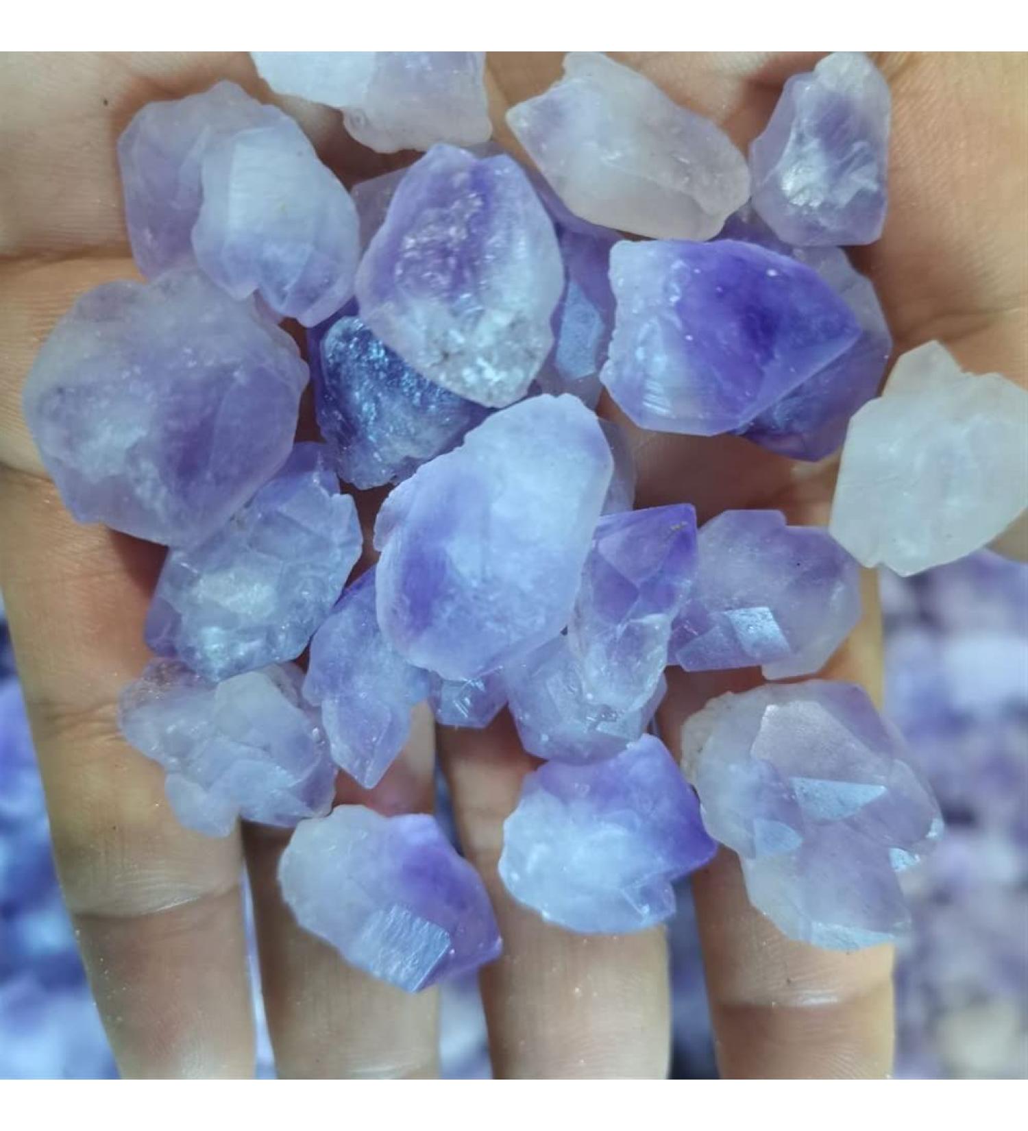 Natural Quartz Crystal 100g Natural Stones and Minerals Amethyst Cluster Quartz Crystals feng Shui bonsais naturales Modern Home Decor Home Office Decor JIZTGEDM - Buy Online on GoSupps.com