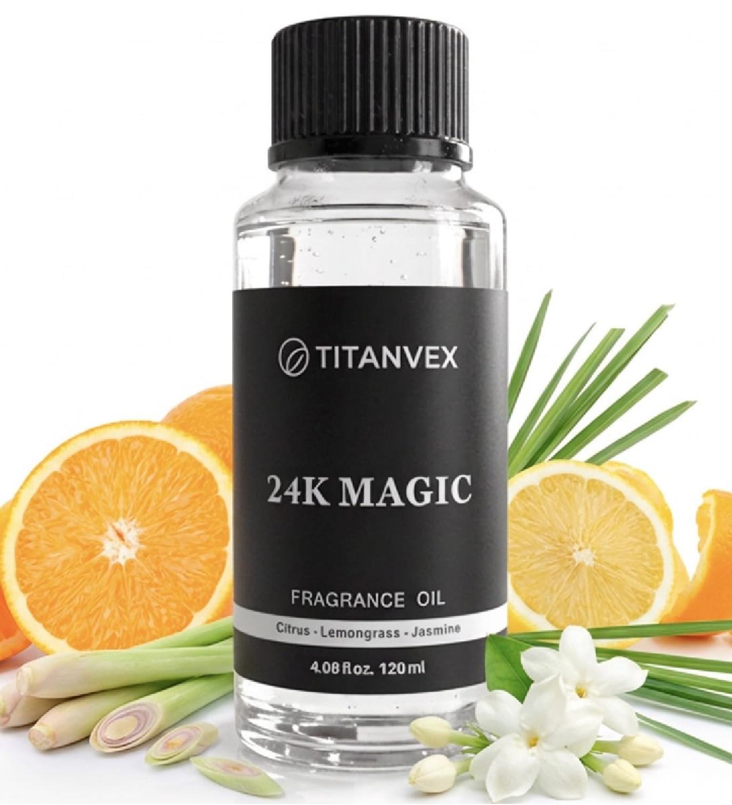 24K Magic Hotel Collection Diffuser Oil - Waterless Diffuser Oil Refill for Cold Air Use - Hotel Diffuser Oil Fragrance - Vegan and Safe Formula 4oz 24k Magic 4.06 Fl Oz (Pack of 1) - Buy Online on GoSupps.com