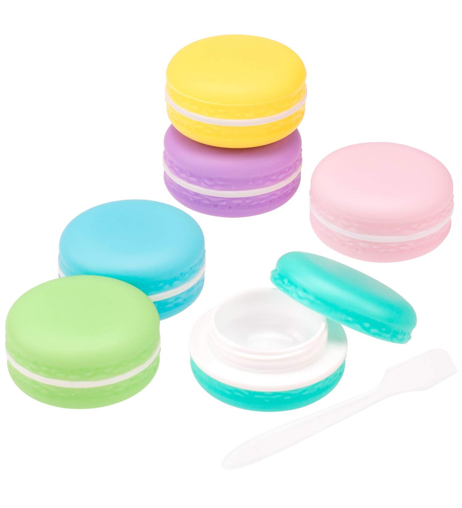 6 x Leak-Proof Macaroon Cosmetic Containers - Travel Storage (10ml) | Perfect for International Shipping - Buy Online on GoSupps.com